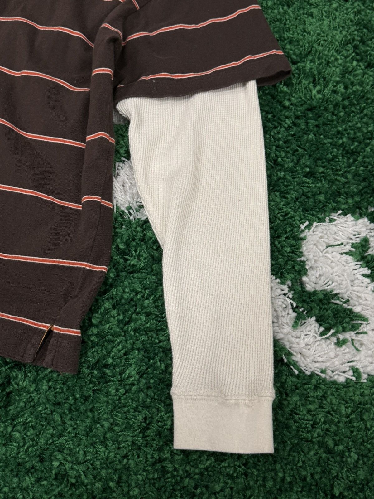 Vintage Vintage No Boundaries Double Layer Thermal Polo Shirt Large Size US L / EU 52-54 / 3 - 3 Thumbnail
