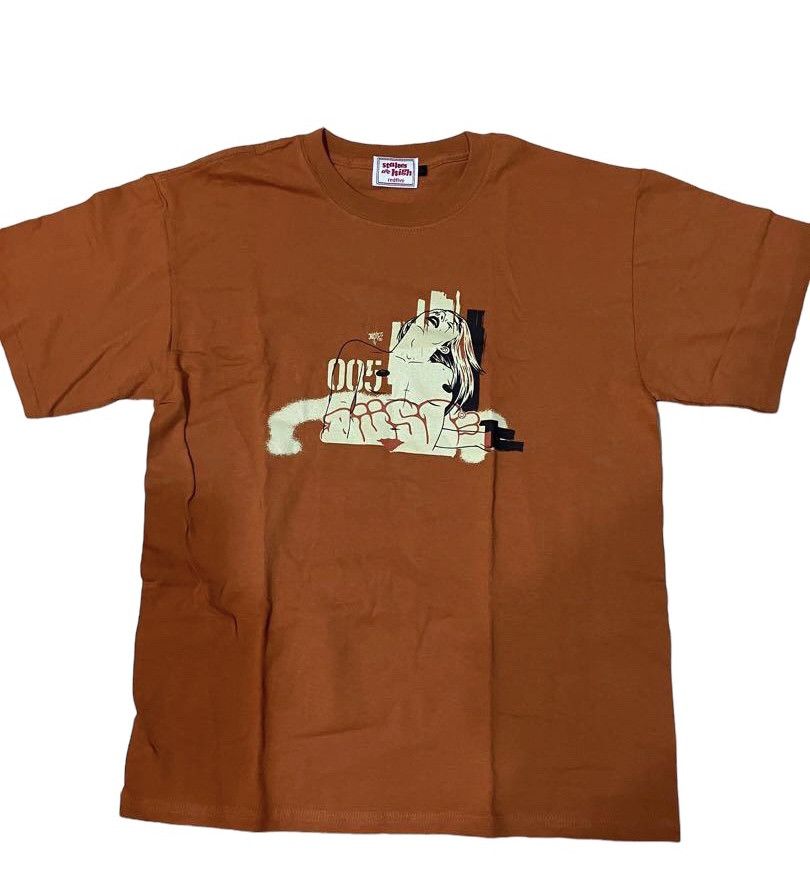 image of Vintage Dave Kinsey X Redfive Tee in Orange, Men's (Size Large)