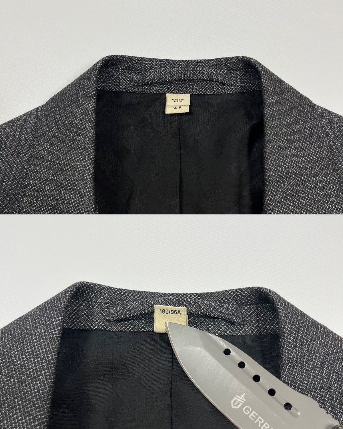 Burberry Burberry London Millbank Travel Suit Grey Wool Italy 50R Size 50R - 11 Thumbnail