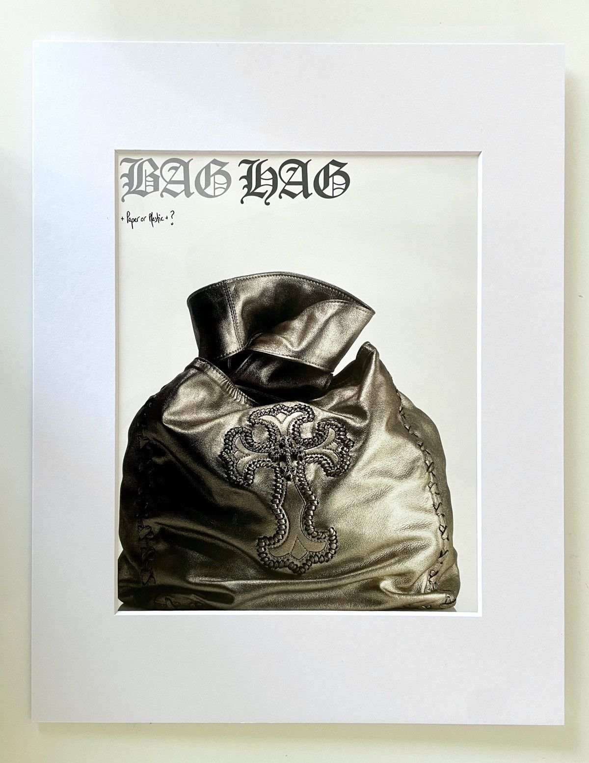 Chrome Hearts Chrome Hearts 11x14 handbag Sealed Matted Frame poster Size ONE SIZE - 1 Preview