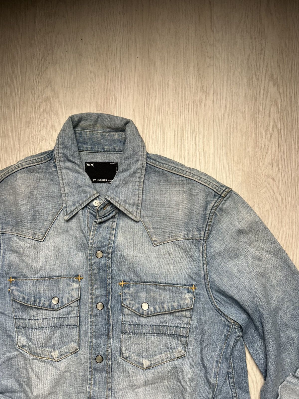 Number (N)ine Number Nine Takahiro Miyashita Western Shirt Musical Note Size US M / EU 48-50 / 2 - 7 Thumbnail
