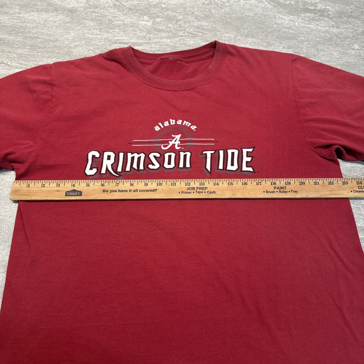 NCAA × Vintage Vintage 90s Alabama Crimson Tide Spellout Shirt XL Red Size US XL / EU 56 / 4 - 4 Thumbnail