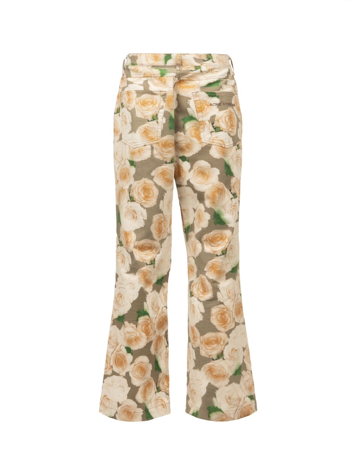 Acne Studios Acne Studios Opah Rose print denim pants Size US 34 / EU 50 - 2 Thumbnail