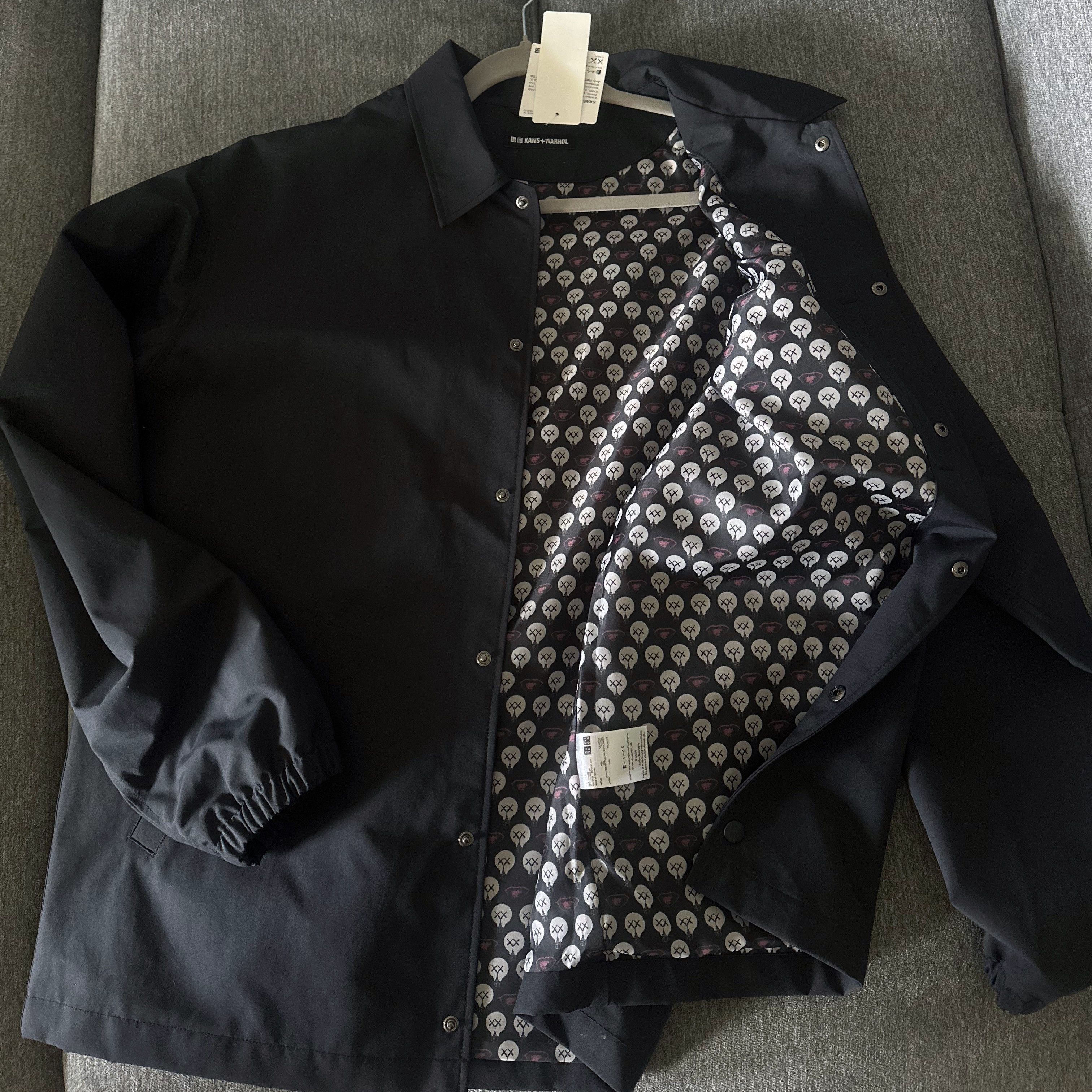 Kaws × Uniqlo Uniqlo KAWS WARHOL Nylon Jacket Black Size US L / EU 52-54 / 3 - 4 Thumbnail