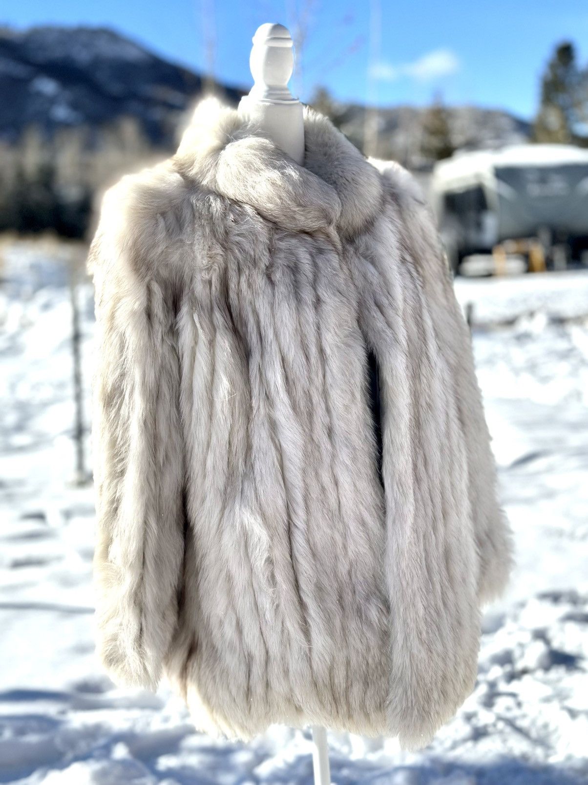 Sagafurs Fox Fur Coat Size ONE SIZE - 2 Thumbnail