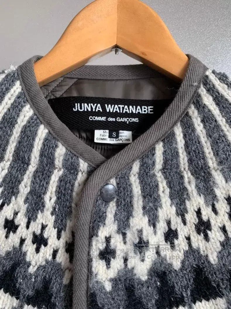 Junya Watanabe JUNYA WATANABE Knitted quilted jacket Size S / US 4 / IT 40 - 4 Thumbnail