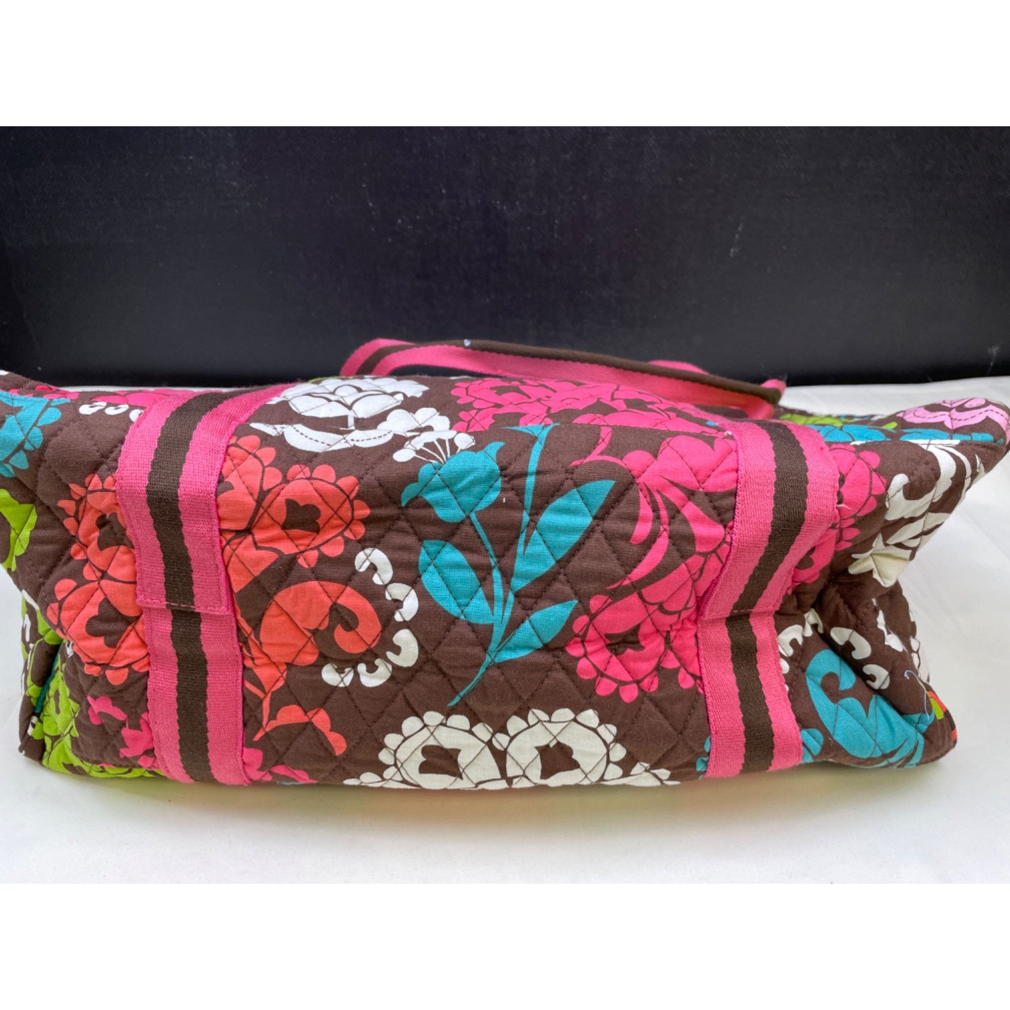 Vera Bradley Vera Bradley Lola Floral Retired Women's Tote Bag Pink Multi Size ONE SIZE - 9 Thumbnail