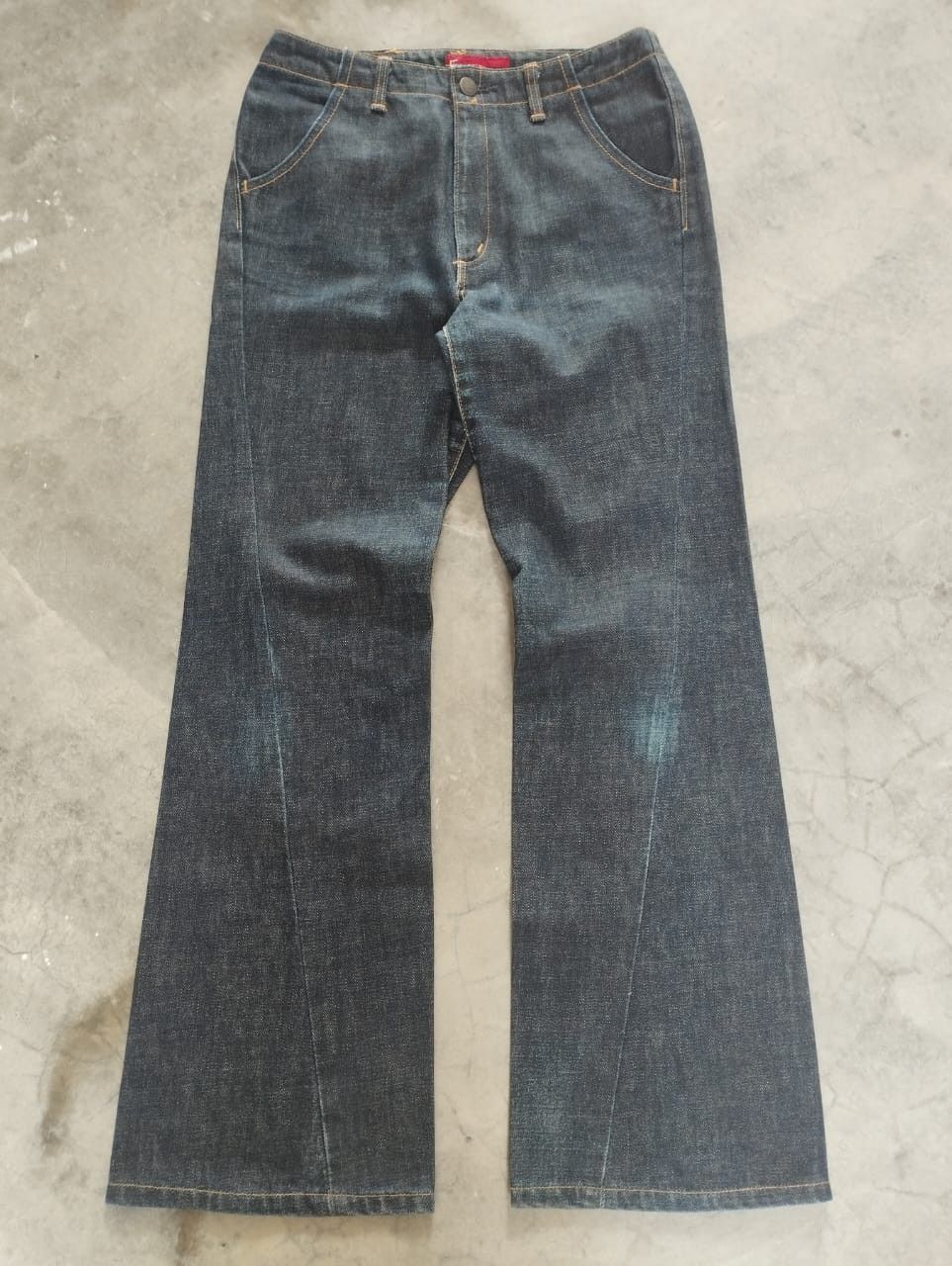 Tornado Mart Flare Jeans Made In Japan E Function Edwin Bootcut Jeans Size US 27 - 1 Thumbnail