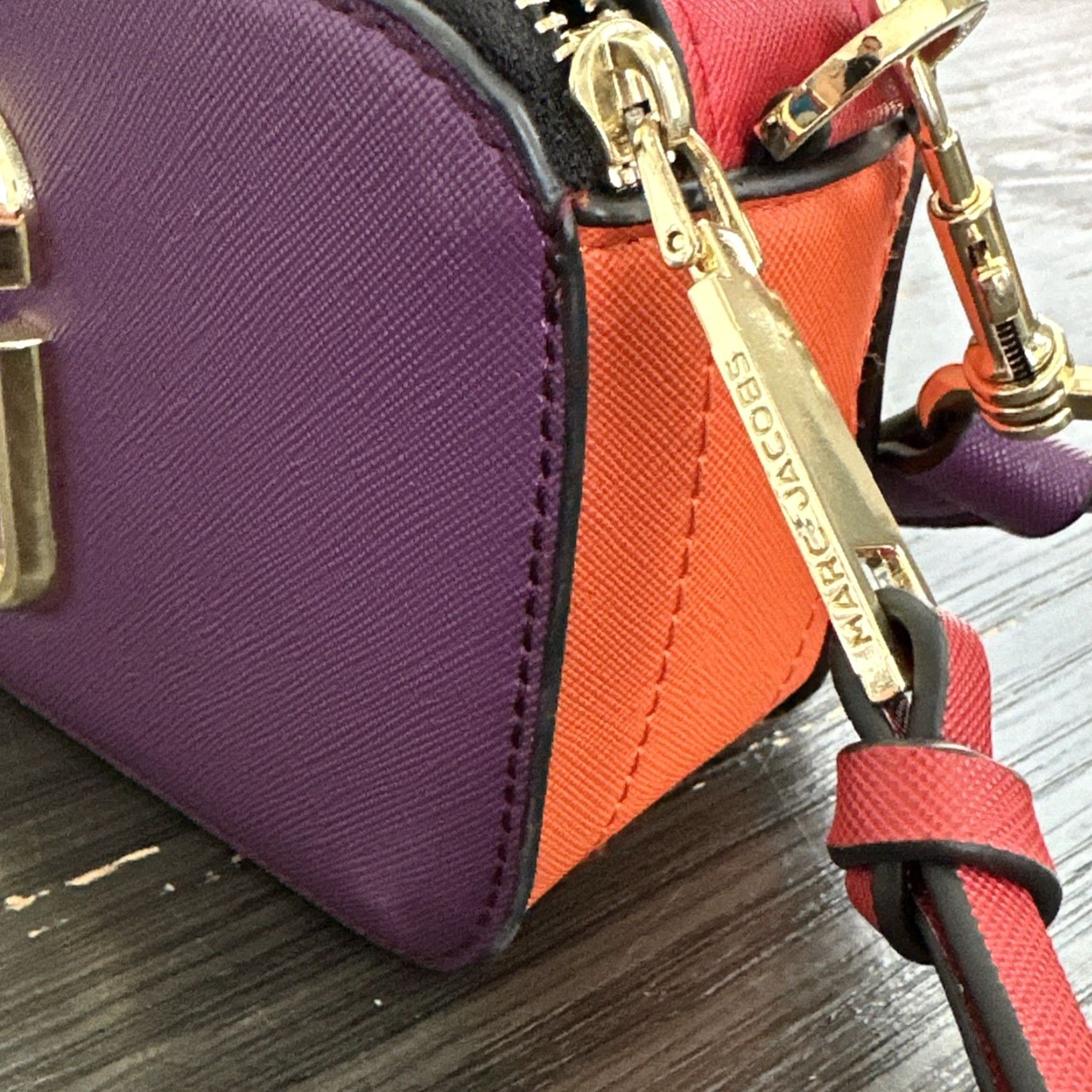 Marc Jacobs MARC JACOBS Medium Multicolor Limited Edition Snapshot Bag - Casual Travel Style - Women’s Size ONE SIZE - 7 Thumbnail