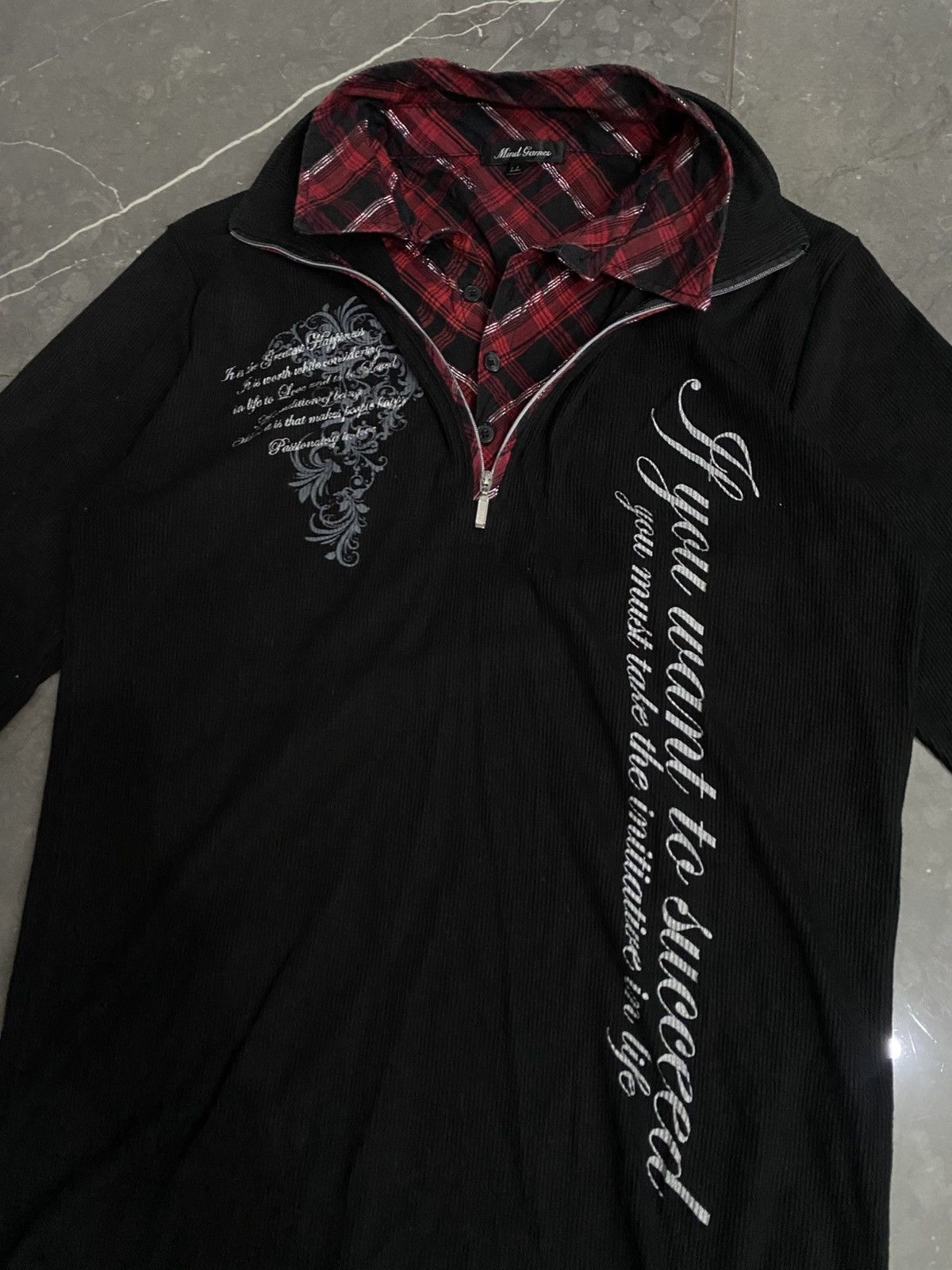 Yasuyuki Ishii Mindgames Vampire Poloshirt Poem Size US L / EU 52-54 / 3 - 2 Thumbnail