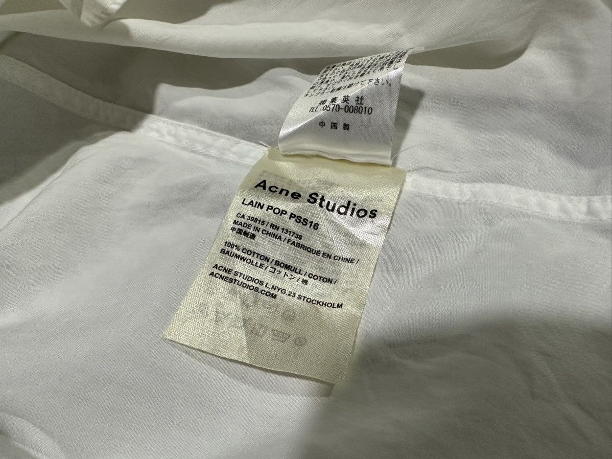 Acne Studios 🔥Acne Studios Lain Pop Ss16 Skipper Shirt Size US L / EU 52-54 / 3 - 6 Thumbnail
