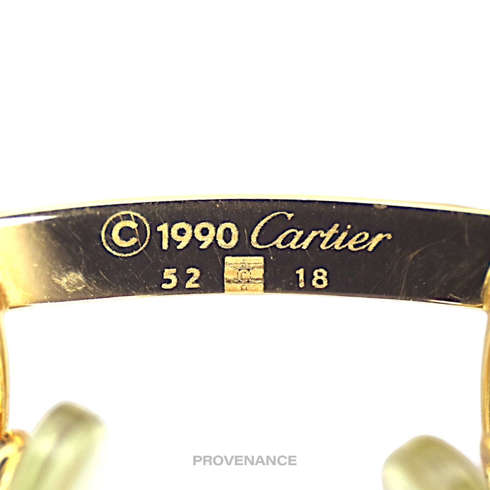 Cartier 🔴 Cartier Bagatelle Wood Sunglasses- Brown Size ONE SIZE - 13 Thumbnail