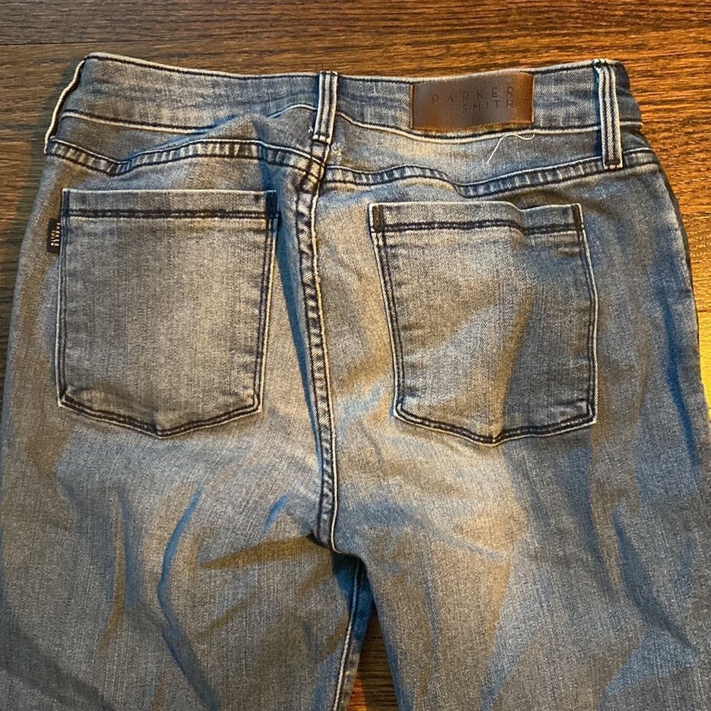 Other Parker Smith 28 Skinny Distressed Cropped Ankle Side Stripe Size 30" / US 8 / IT 44 - 5 Thumbnail