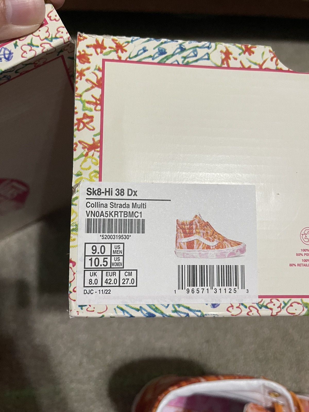 Vans Vans Collina Strada Multicolor Sneakers Size US 9 / EU 42 - 5 Thumbnail