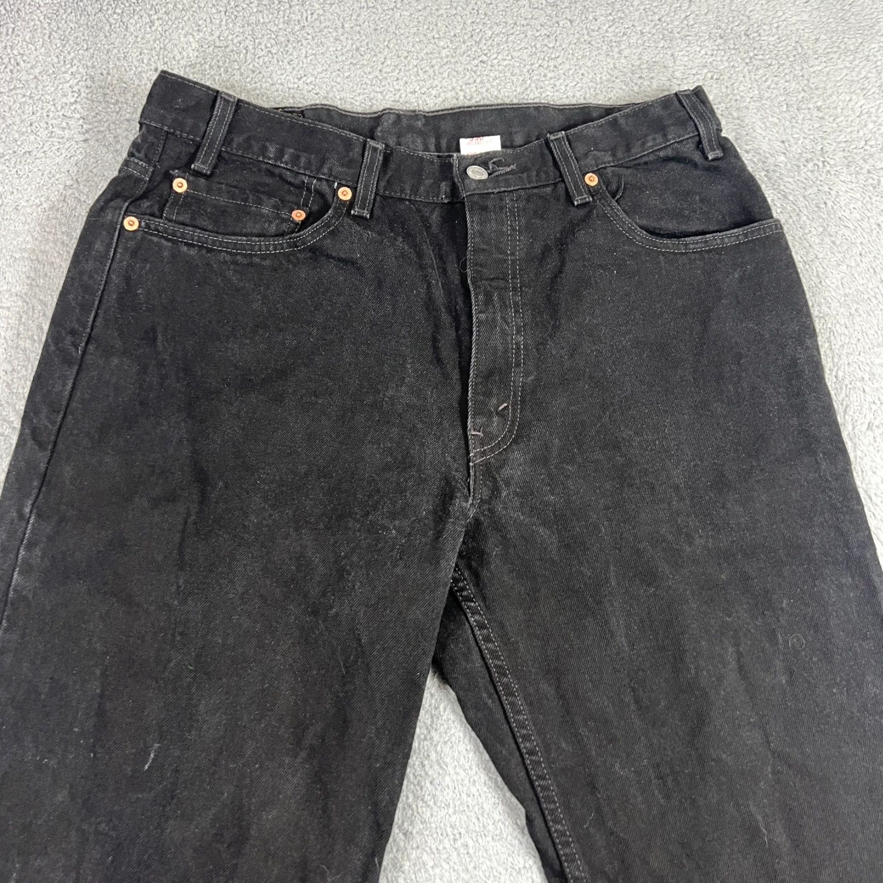 Levi's VINTAGE Levi's 550 Jeans Men's Relaxed Fit 36x30 Black Cotton 90s Retro Made in Mexico Size US 36 / EU 52 - 2 Thumbnail