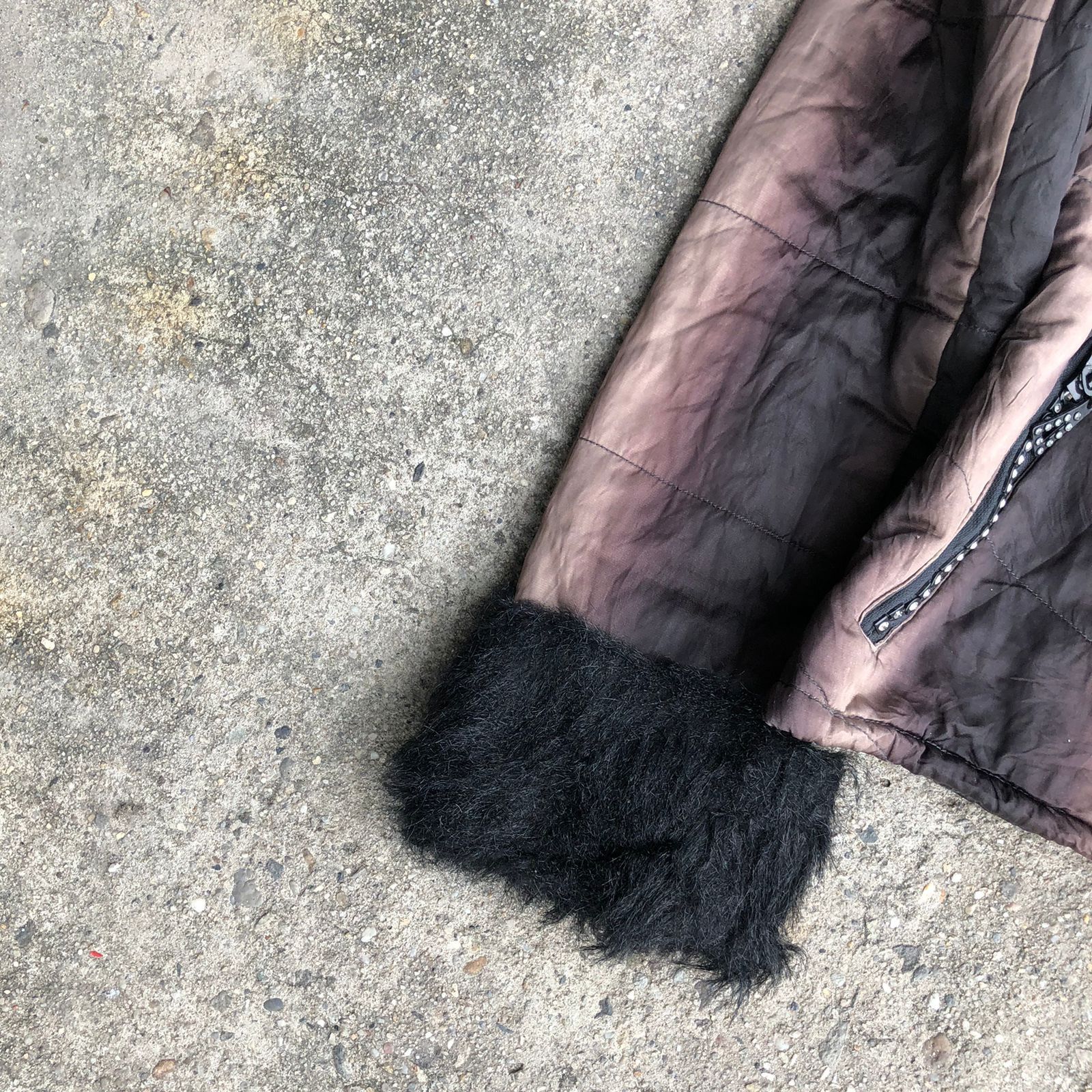 If Six Was Nine × Le Grande Bleu (L.G.B.) Punk Studed Fur Jacket Size US S / EU 44-46 / 1 - 2 Thumbnail