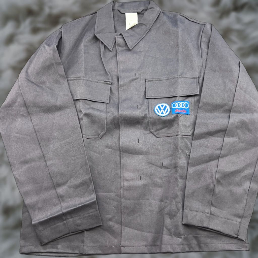 Vintage VINTAGE marquardt + schulz Audi Volkswagen Work Jacket Small Gray Men Jacket Size US S / EU 44-46 / 1 - 1 Thumbnail