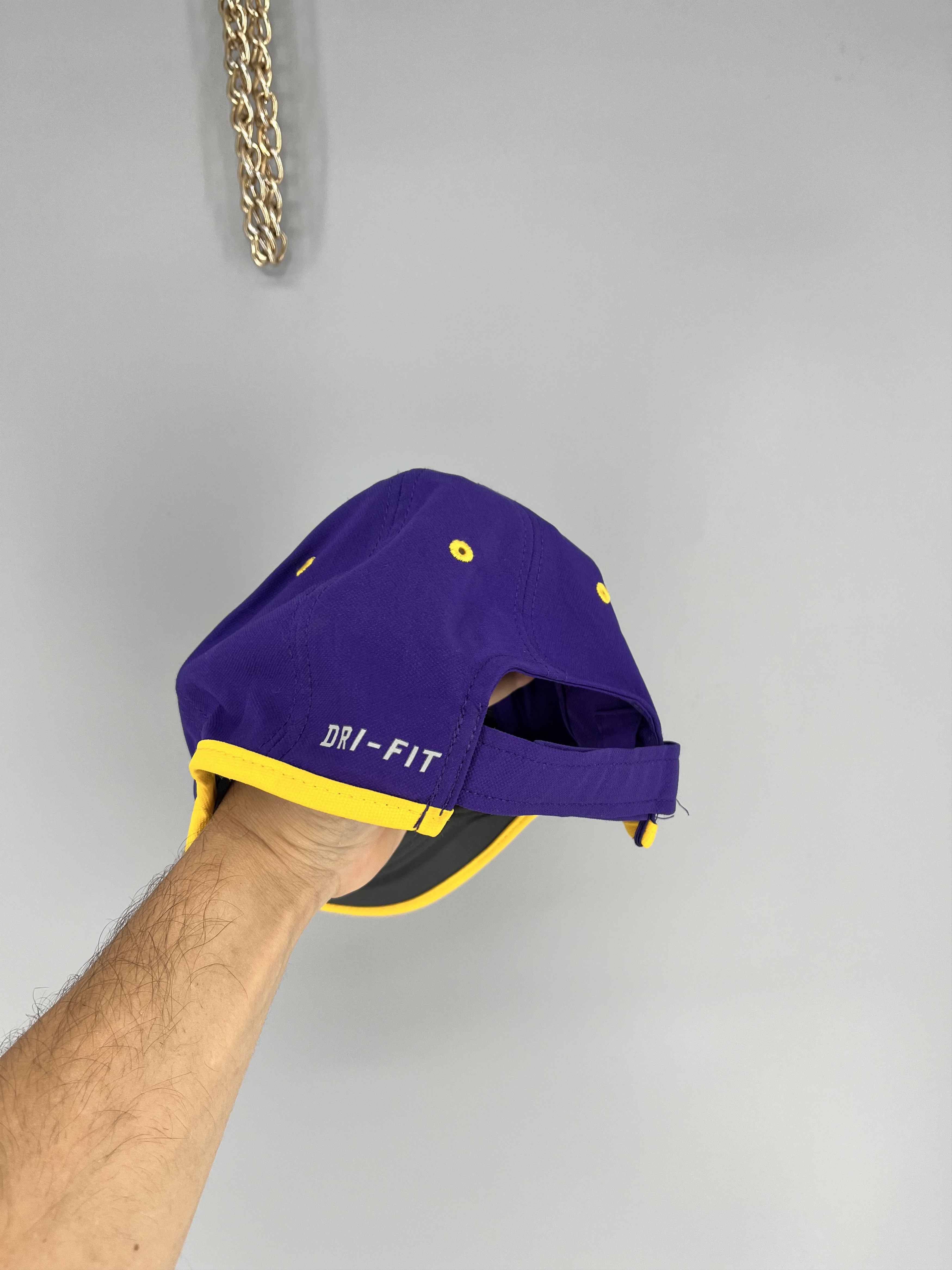Nike LSU Tigers Nike Ball Cap Hat Adult One Size Purple Gold Size ONE SIZE - 5 Thumbnail