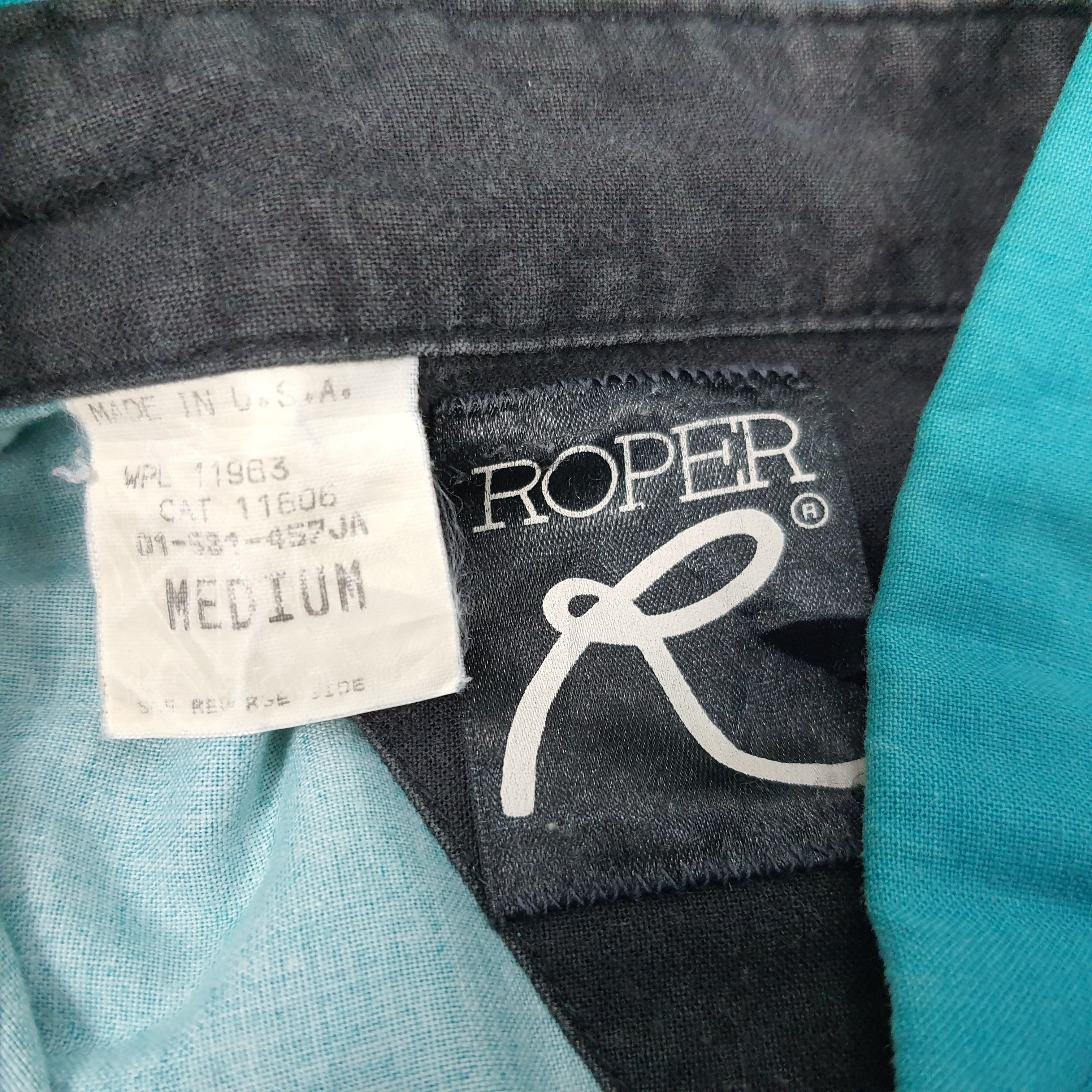 Designer × Roper Vintage ROPER Preppy Design 90s Fashion Style Button Shirt Size US M / EU 48-50 / 2 - 4 Thumbnail