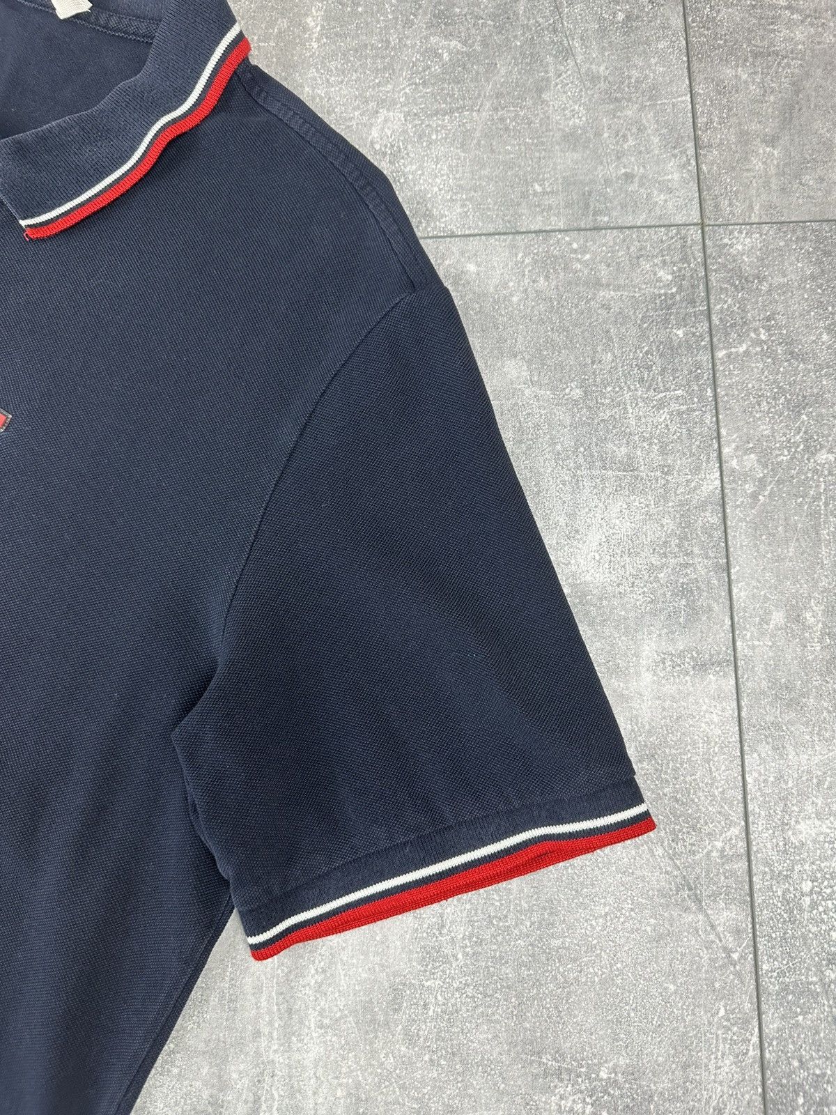 Prada Prada Linea Rossa Red Tab Logo Luxury Cotton Polo Size US XXL / EU 58 / 5 - 2 Thumbnail
