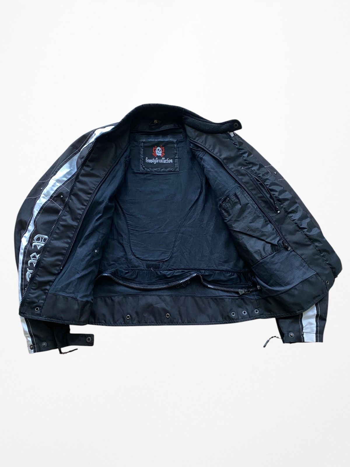 Vintage Vintage Stunt Racer No Refuse Dragon Sharp biker jacket Size US XL / EU 56 / 4 - 4 Thumbnail