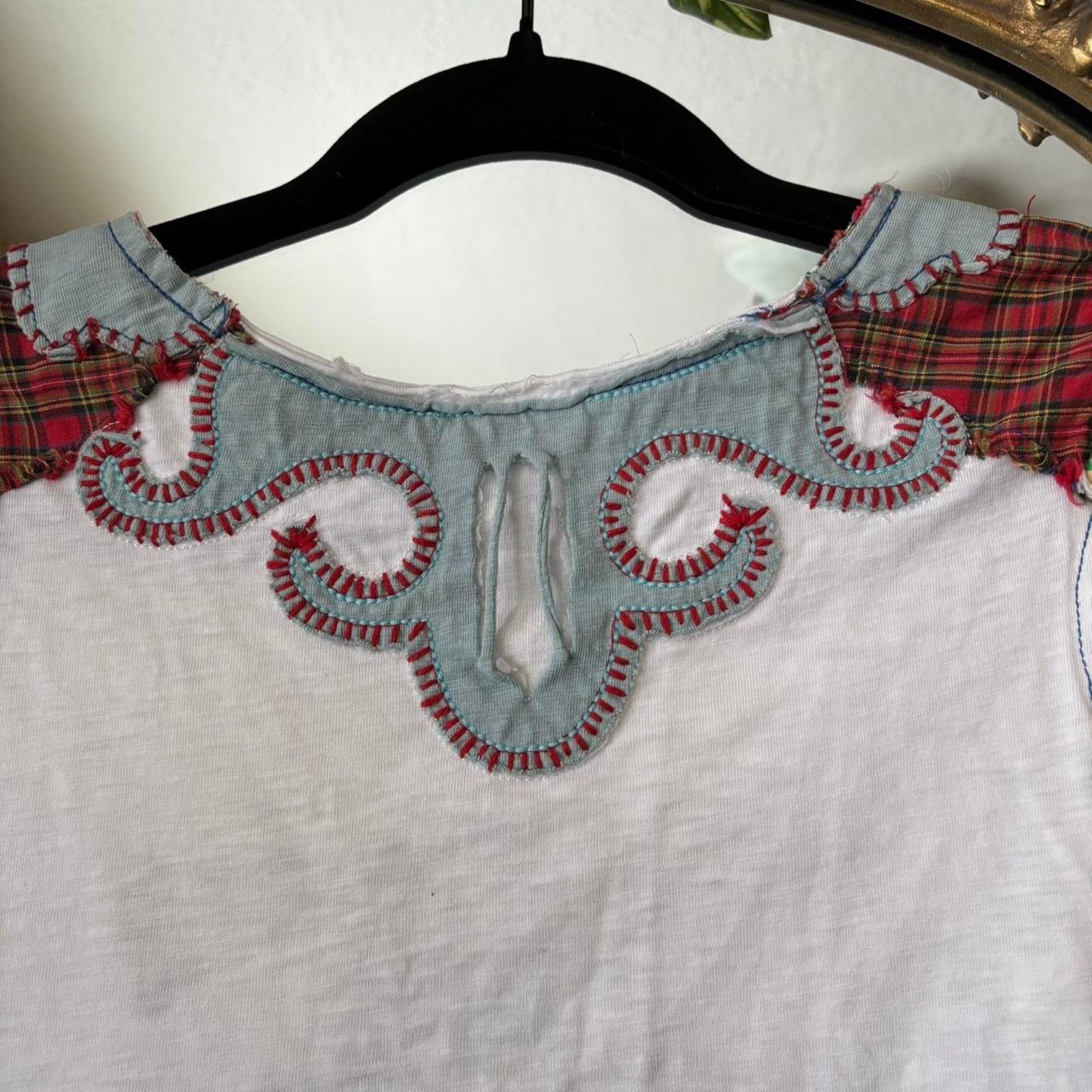 Other Unbranded Patchwork Western Style Tank Top Size M / US 6-8 / IT 42-44 - 8 Thumbnail