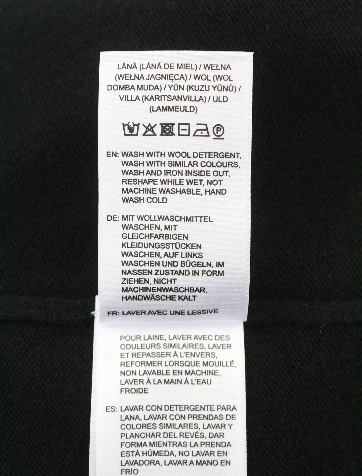 Gant EXTRAFINE LAMBSWOOL V-NECK M Black Knit 88104 Size M / US 6-8 / IT 42-44 - 9 Thumbnail