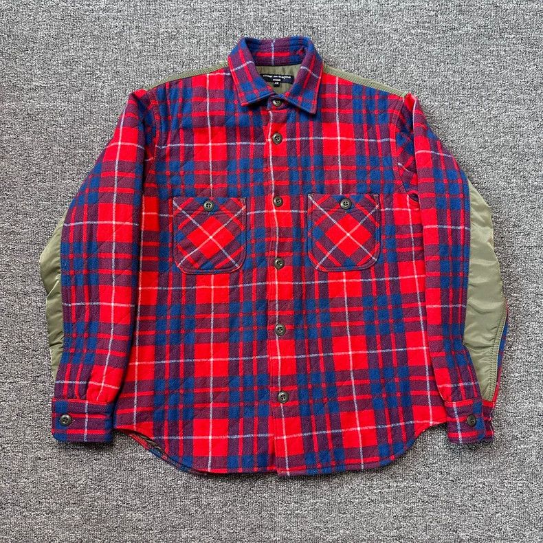 Comme des Garcons Comme Des Garcons Patchwork quilted jacket shirt jacket Size US XS / EU 42 / 0 - 1 Thumbnail