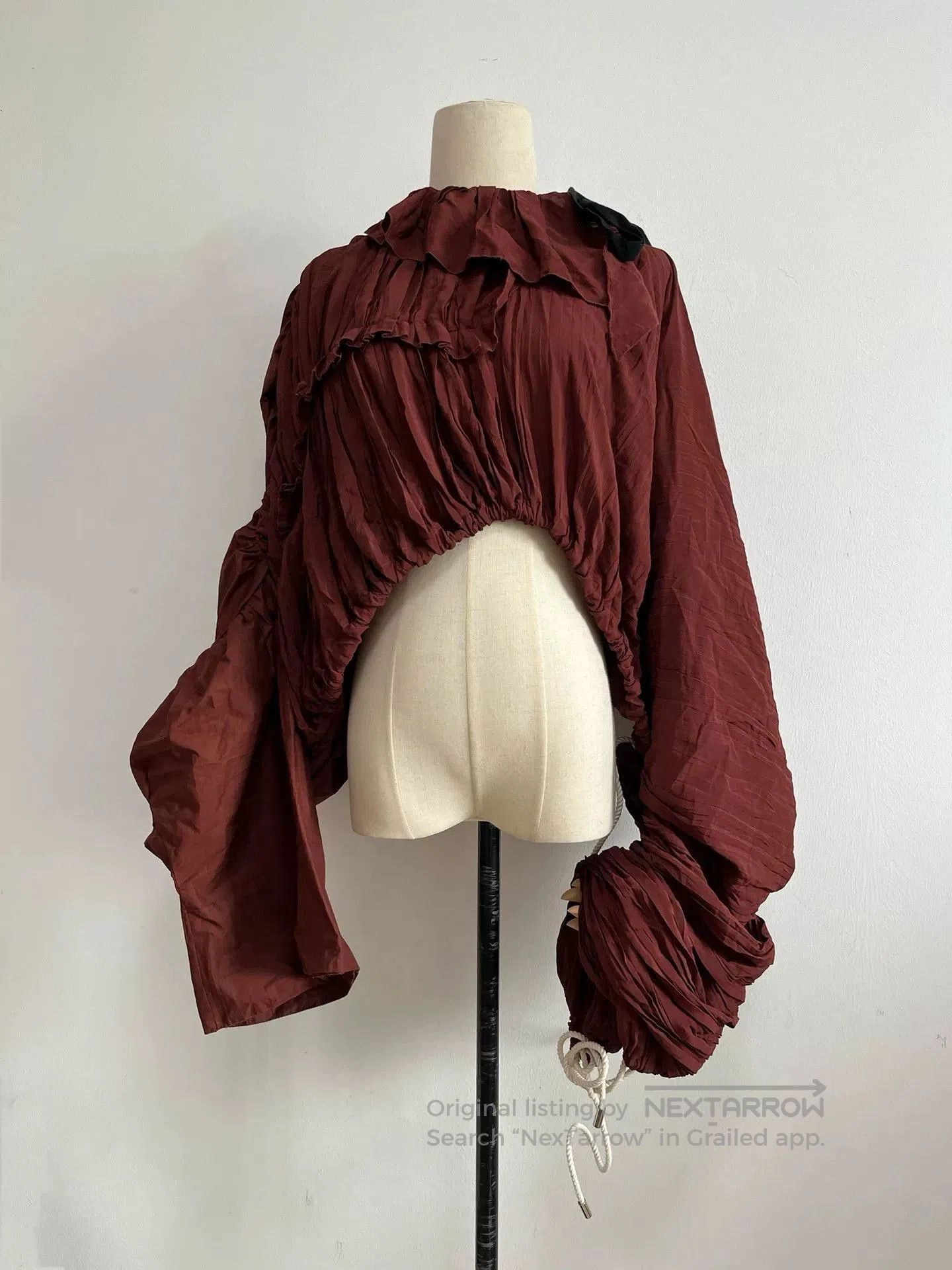 Marni Marni 2017 SS Drawstring Ruffled Top. Size S / US 4 / IT 40 - 3 Thumbnail