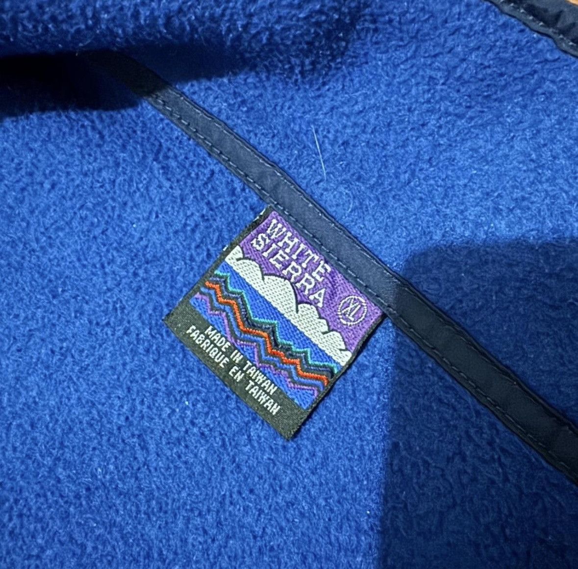 White Sierra Vintage 90s White Sierra Mens Jacket XL Blue Full Zip Fleece Size US XL / EU 56 / 4 - 8 Thumbnail