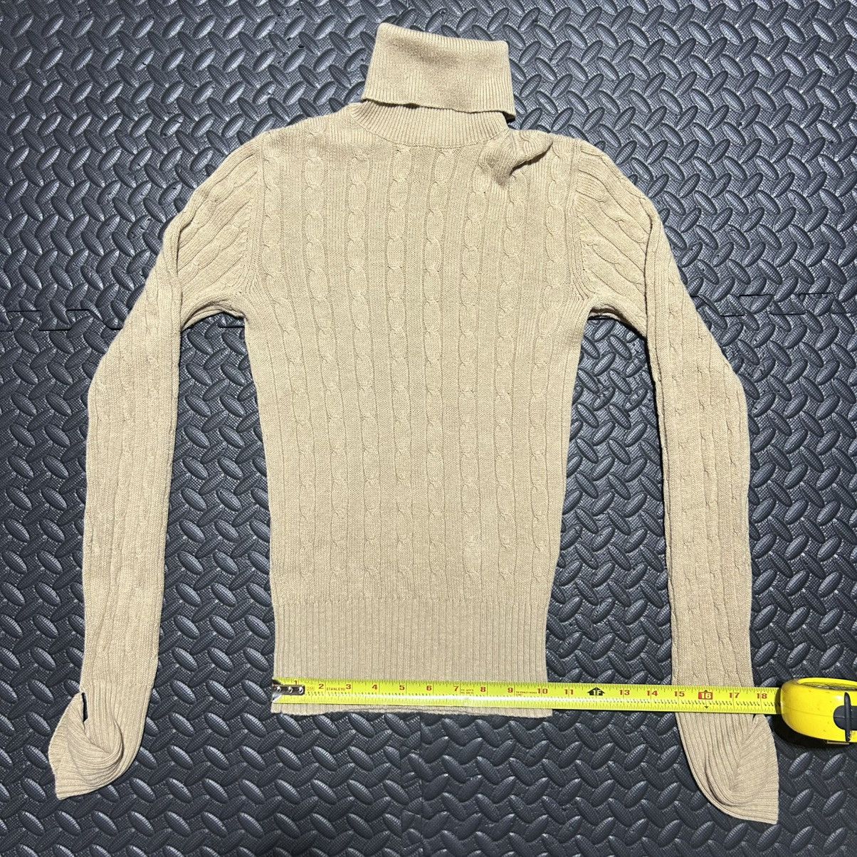 Gap Vintage Gap Stretch Turtleneck Sweater Cable Knit Y2K XS Size XS / US 0-2 / IT 36-38 - 6 Thumbnail