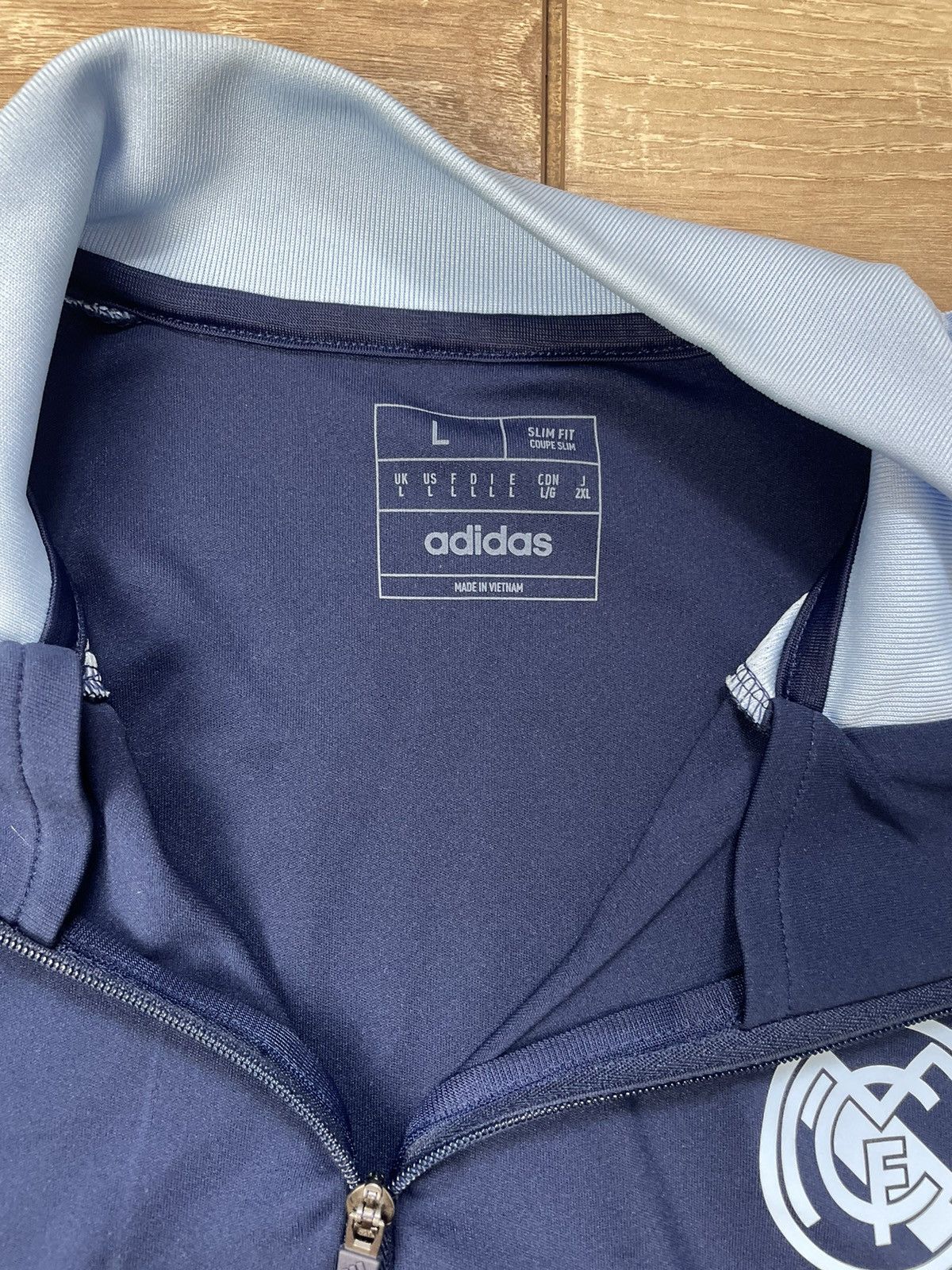 Adidas 2024-25 Real Madrid adidas 1/4 Zip Training Top Size l Size US L / EU 52-54 / 3 - 5 Thumbnail