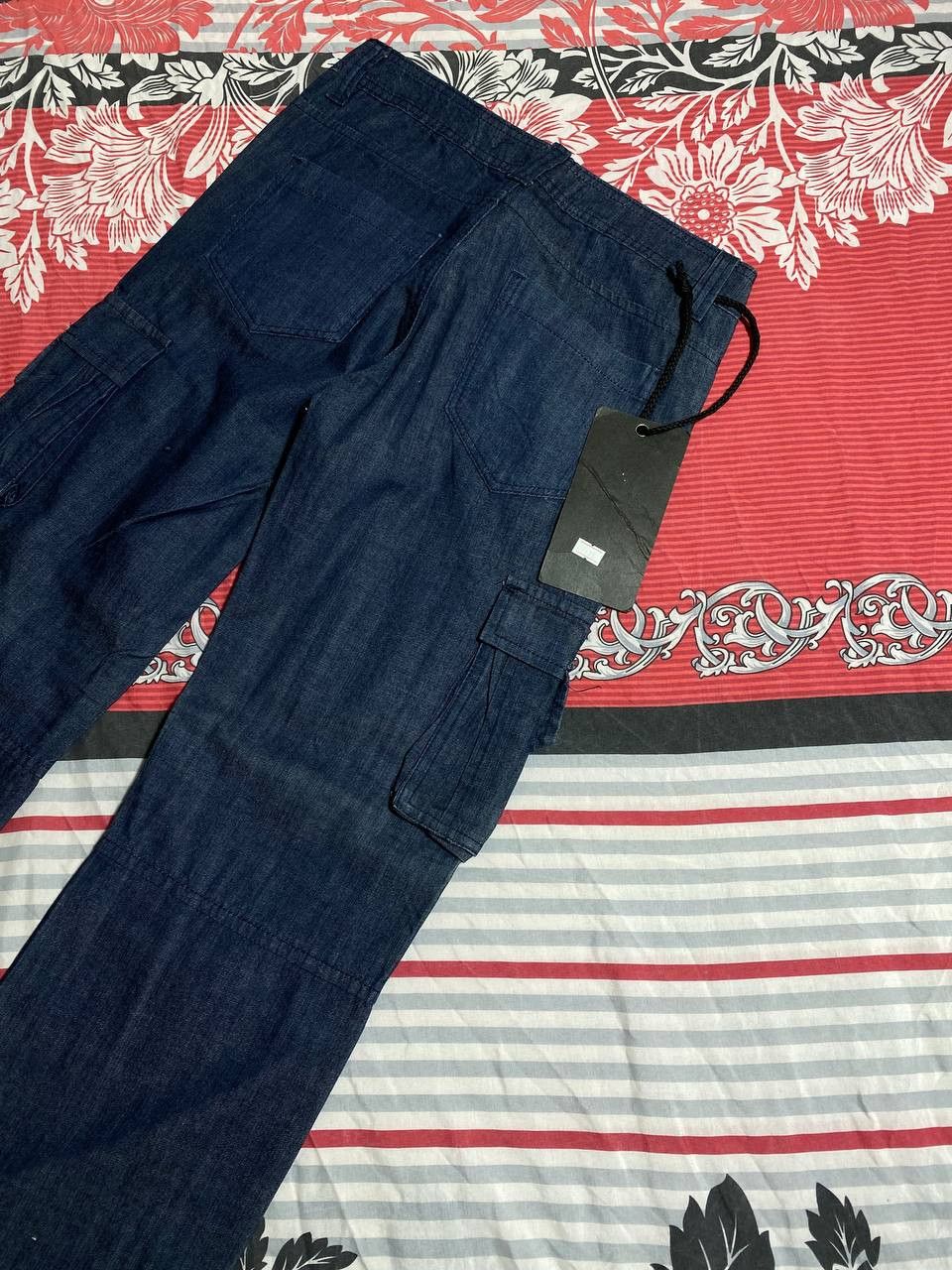 Japanese Brand Crazy Crash Dirty Baggy Faded Jean Japan Avant Garde Style Size US 29 - 21 Thumbnail