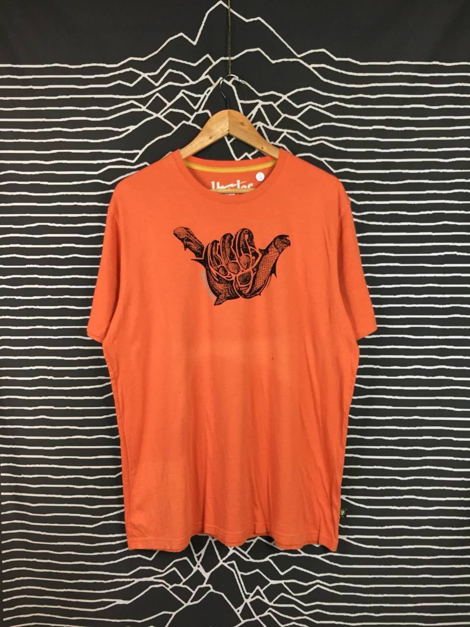Howler Brothers × Vintage Howler Bros Fish Shaka Fishing Sports Tee Size US L / EU 52-54 / 3 - 1 Thumbnail