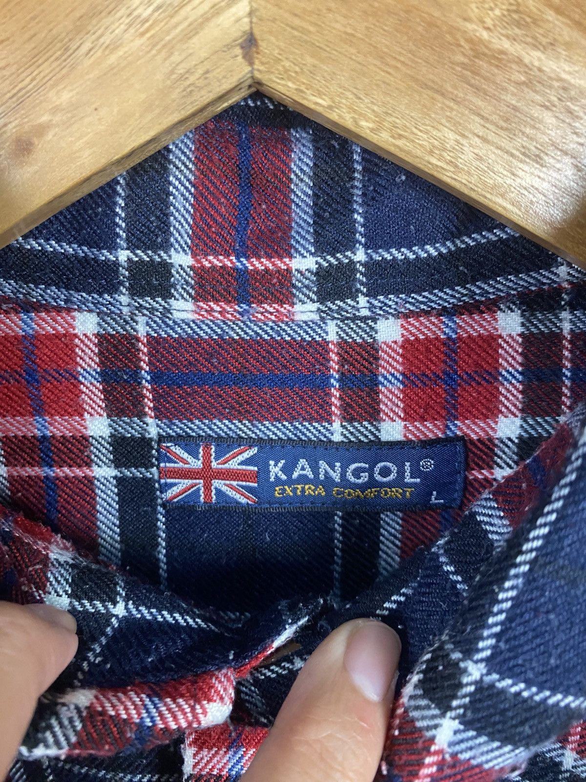 Kangol Kangol Flannel Shirt Size US L / EU 52-54 / 3 - 3 Thumbnail