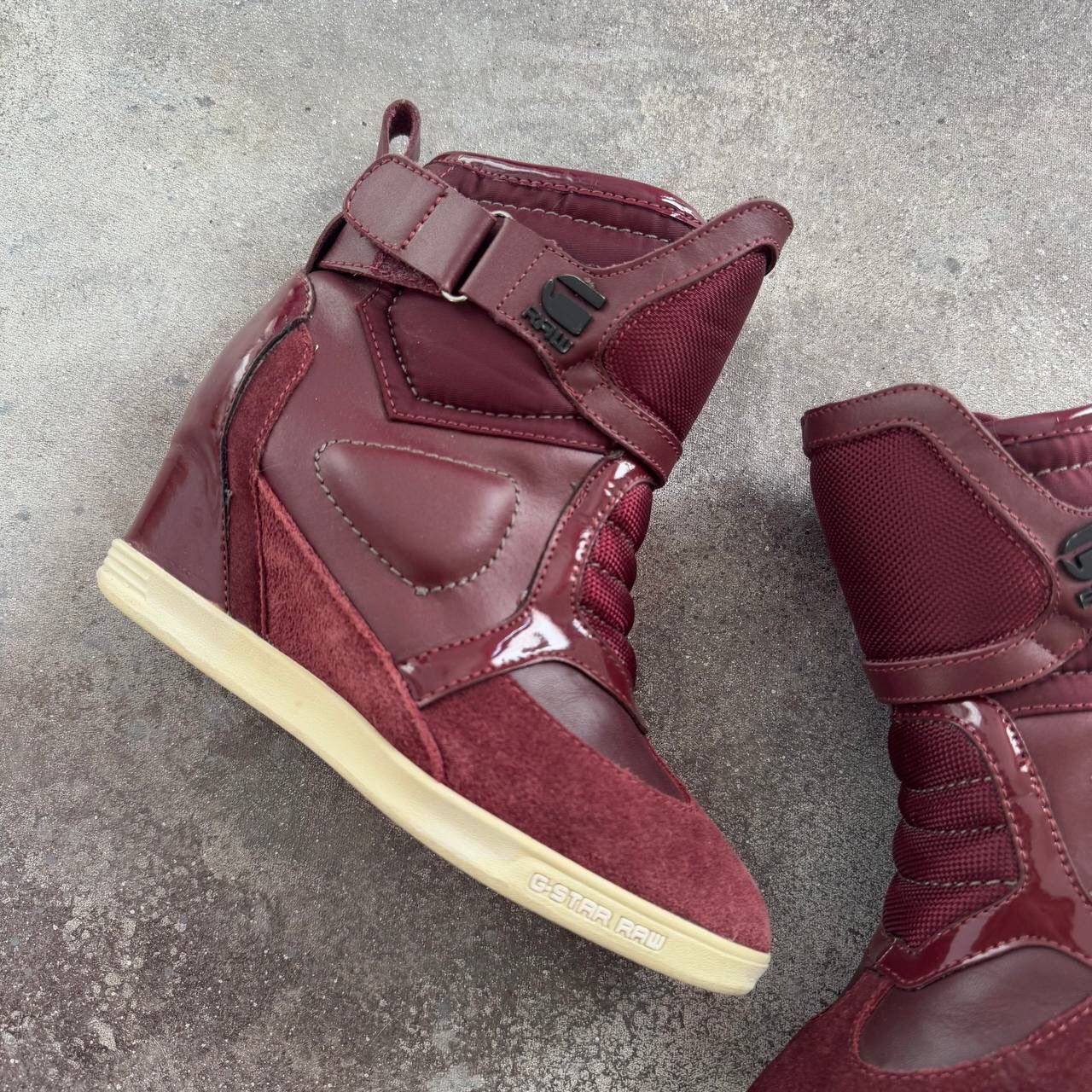 G-Star G-Star Raw Vintage Y2K Hi Top Wedge Sneakers Size US 6 / IT 36 - 4 Thumbnail