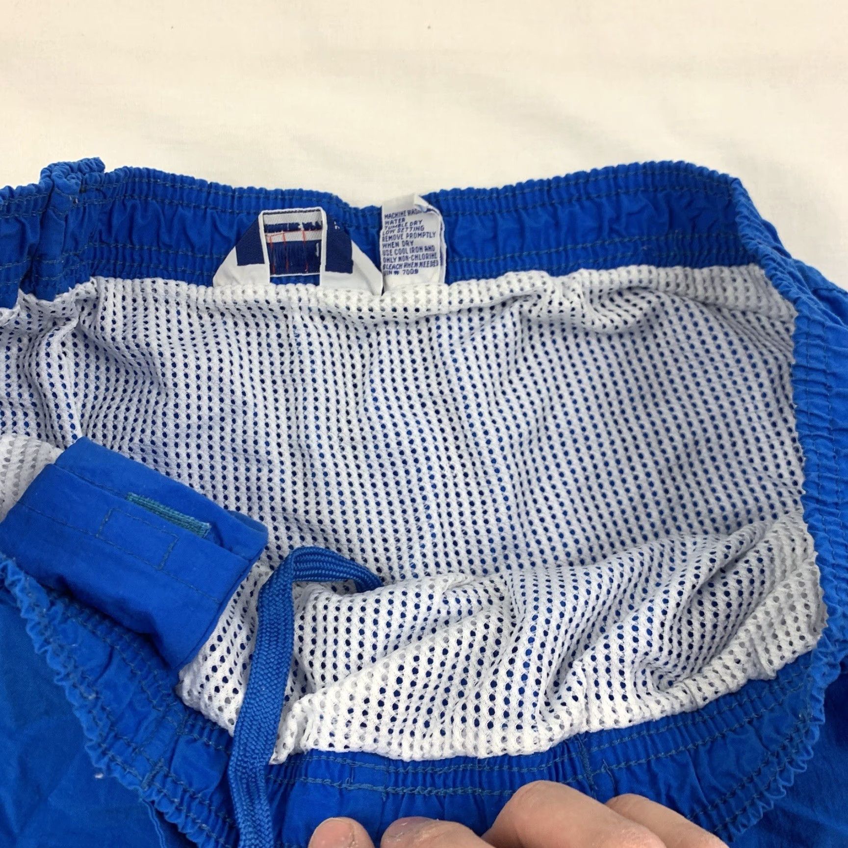 Champion Vintage Champion Sailing Swim Trunks Adult Large Blue Swim Suit Shorts 90s USA Size US 33 - 4 Thumbnail