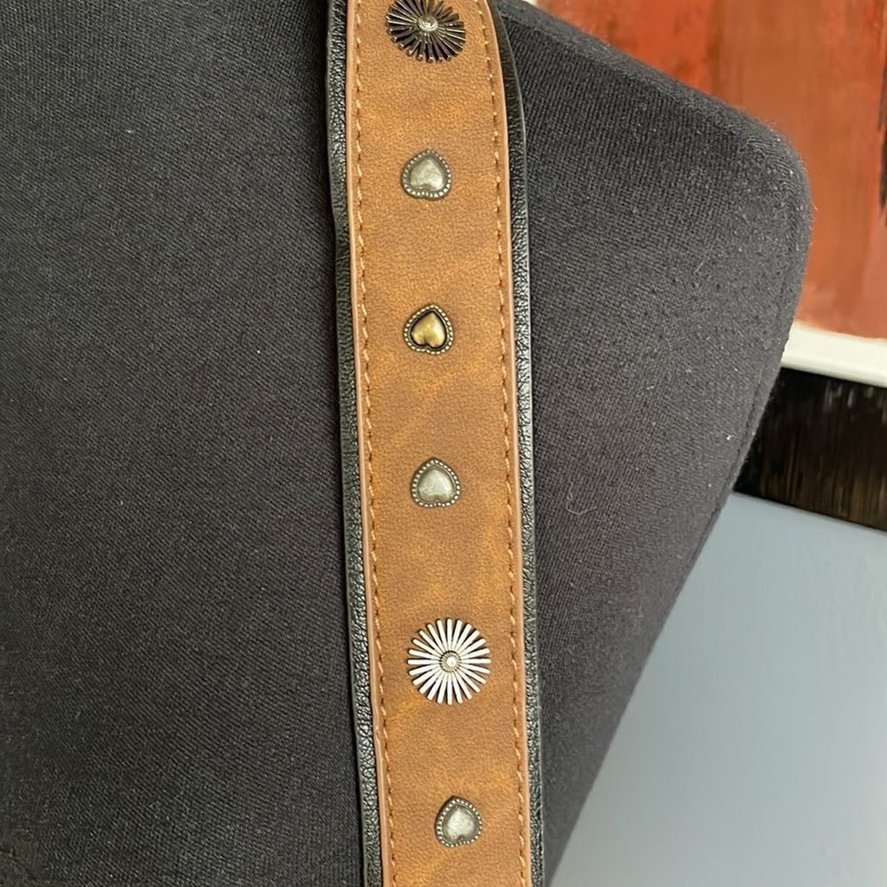 Desigual Desigual vegan embossed leather, studded shoulder bag. Matc Size ONE SIZE - 4 Thumbnail
