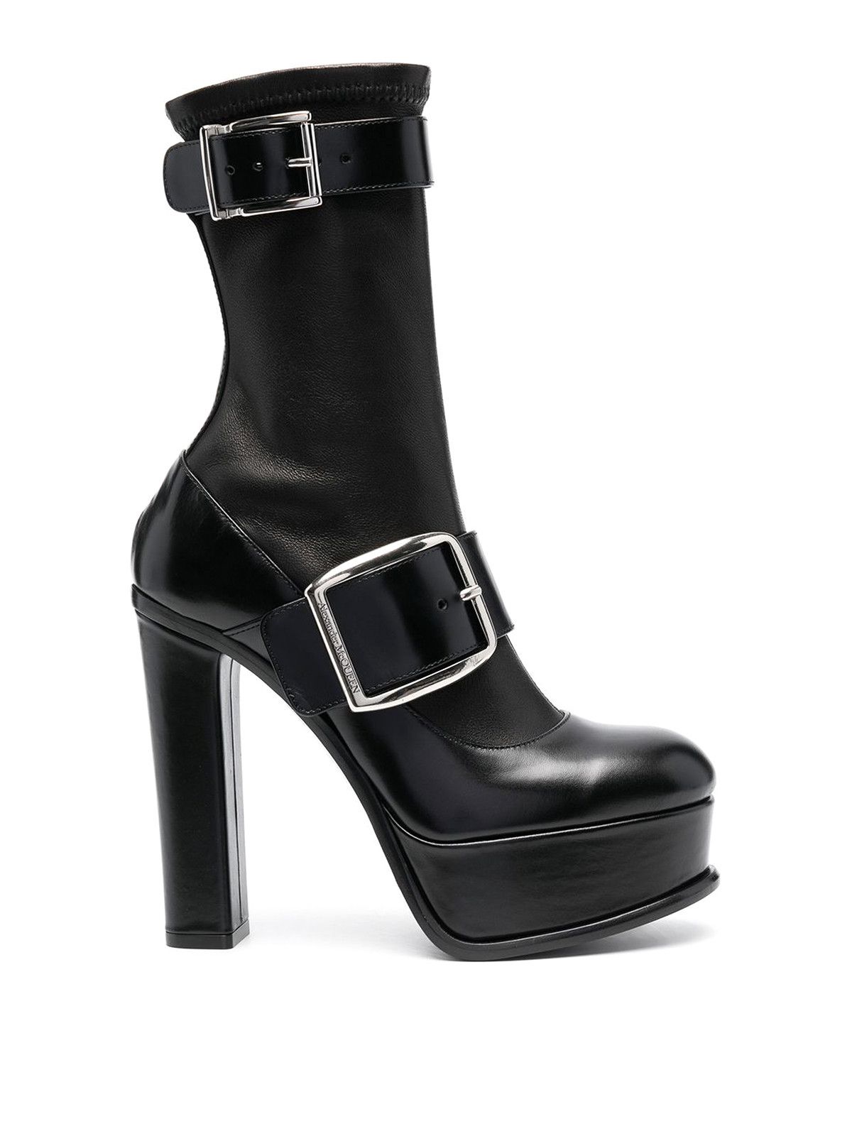 Alexander McQueen o1y0225 Ankle Boots in Black Size US 9 / IT 39 - 1 Thumbnail