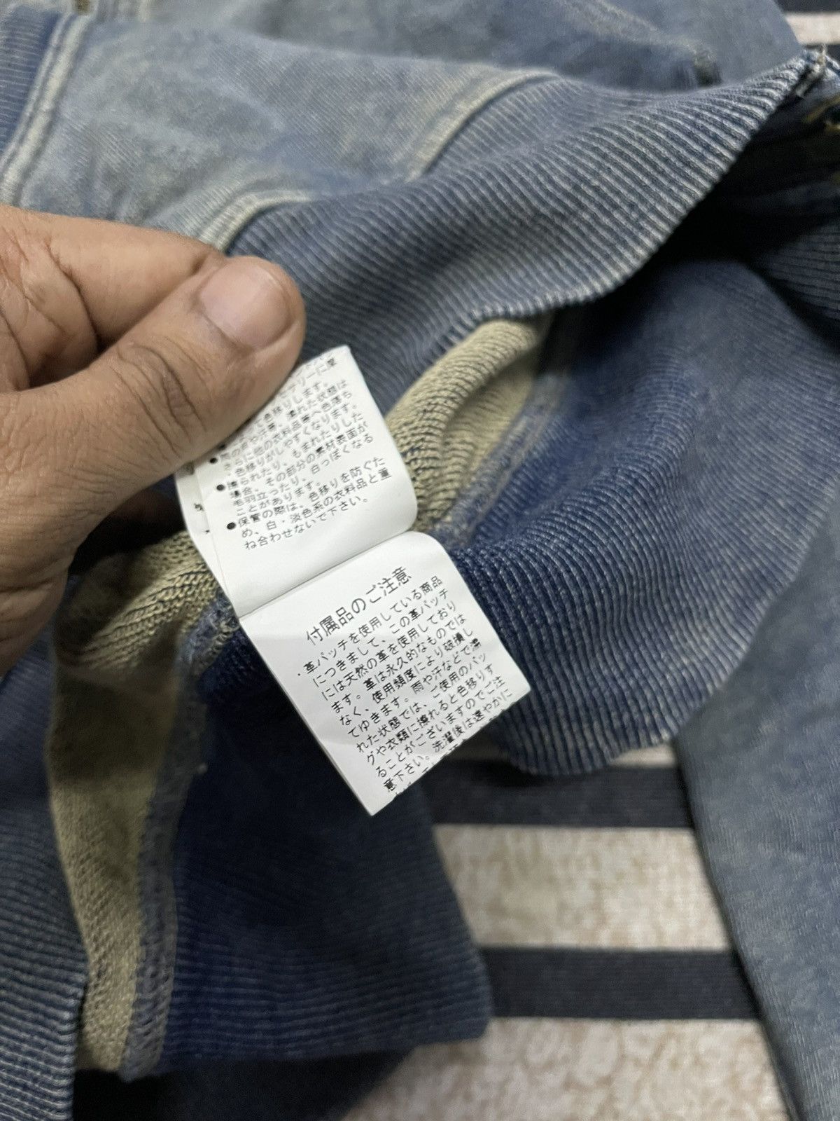 If Six Was Nine 1990s GOA BONO SERIES INDIGO DYED PATINA FADED RARE Size US S / EU 44-46 / 1 - 13 Thumbnail