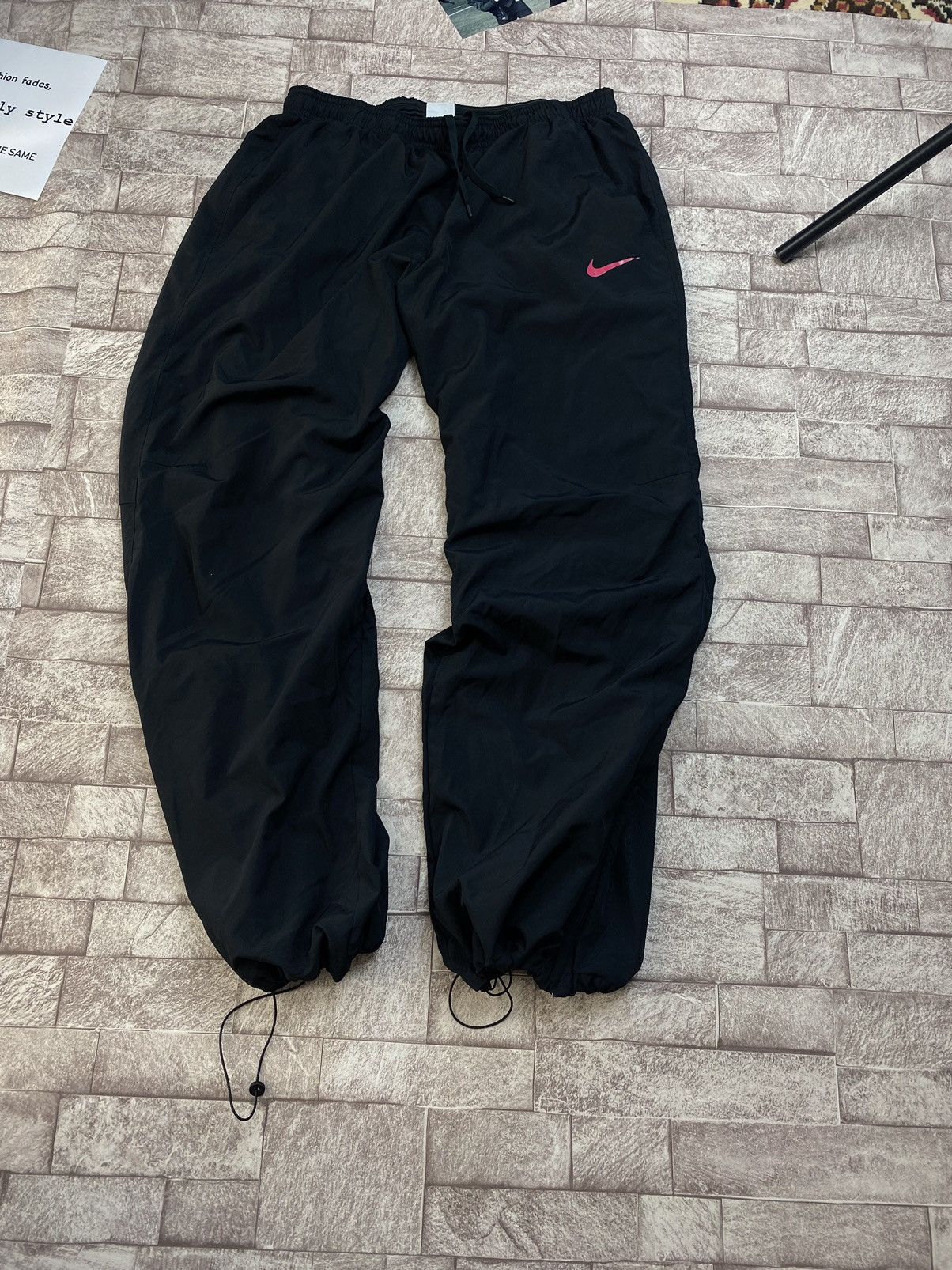 Nike × Vintage Vintage NIKE Nylon Soccer Y2K STYLE CASUAL PANTS Size US 37 - 2 Thumbnail