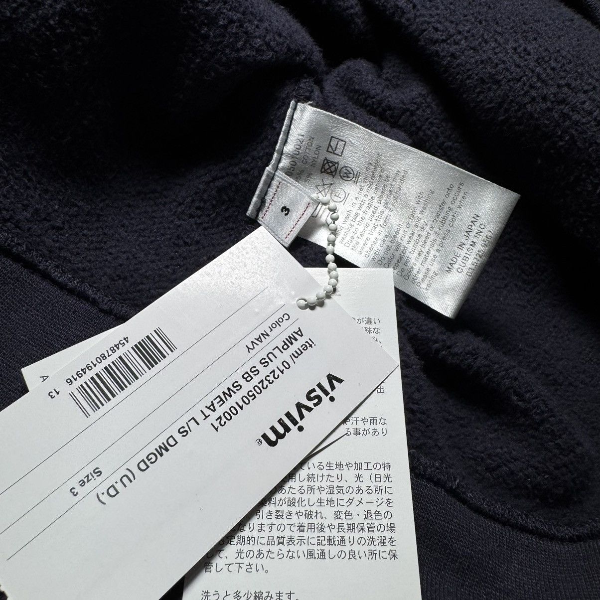 Visvim VISVIM “AMPLUS SB SWEAT L/S (UNEVEN DYE)” Size US L / EU 52-54 / 3 - 4 Thumbnail