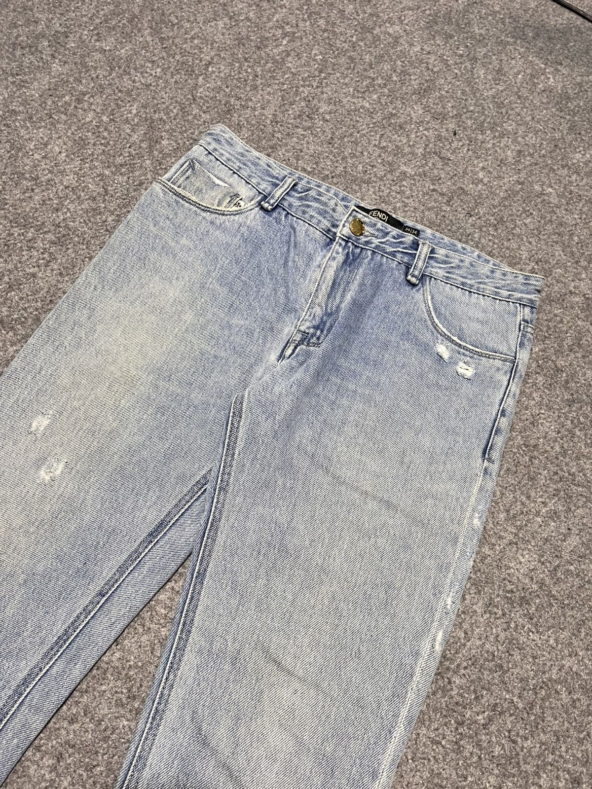 Fendi Fendi Fiend Ripped Jeans Pants Size US 34 / EU 50 - 10 Thumbnail