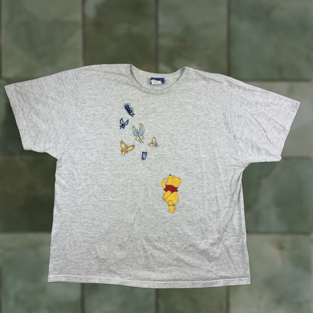 Disney Vintage Winnie The Pooh T-Shirt Womens XL Gray 90s Disney Oversized Casual Size XL / US 12-14 / IT 48-50 - 1 Thumbnail