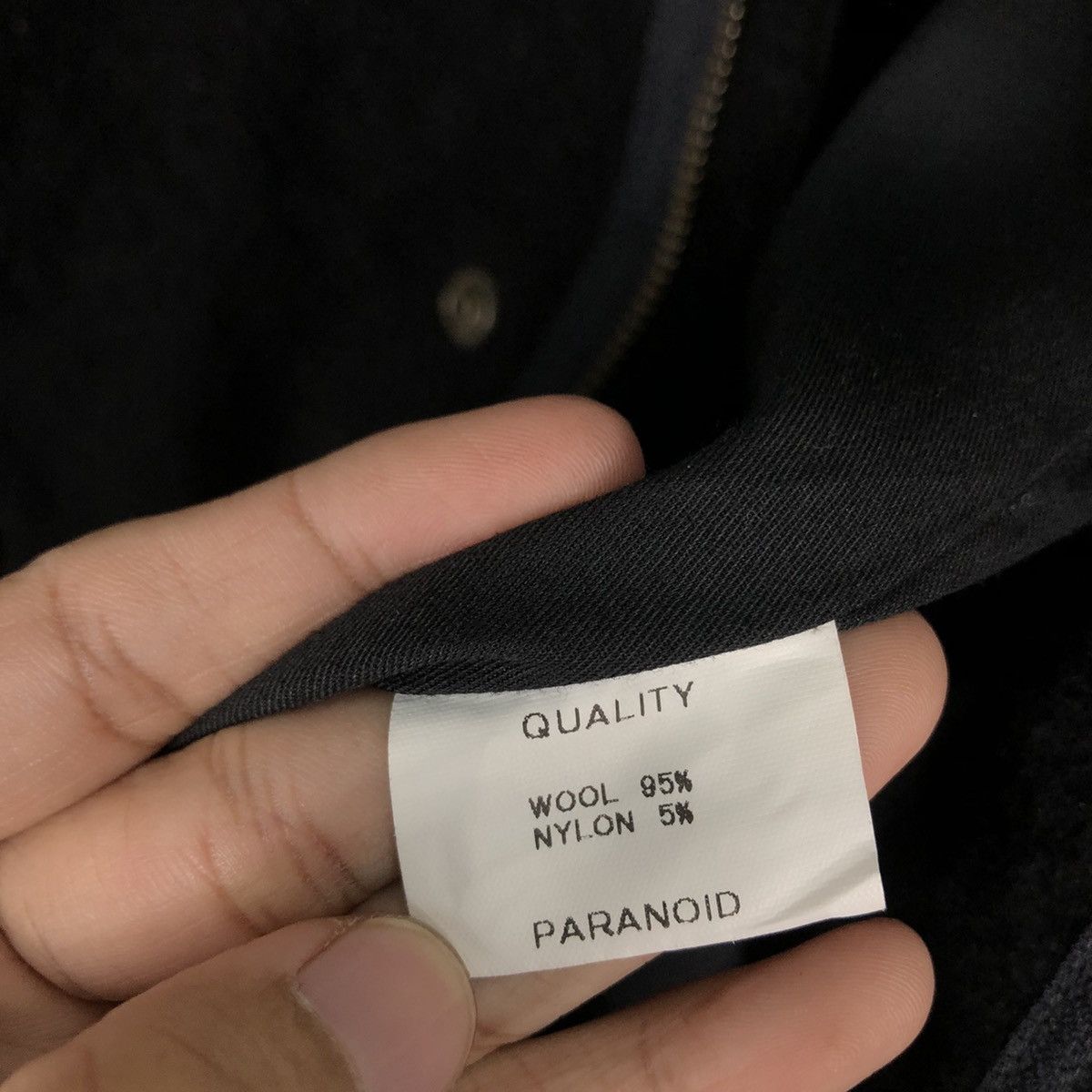 Japanese Brand 📌Rich Black Zipper Biker Jacket Bondage Paranoid Japan Size US S / EU 44-46 / 1 - 20 Thumbnail