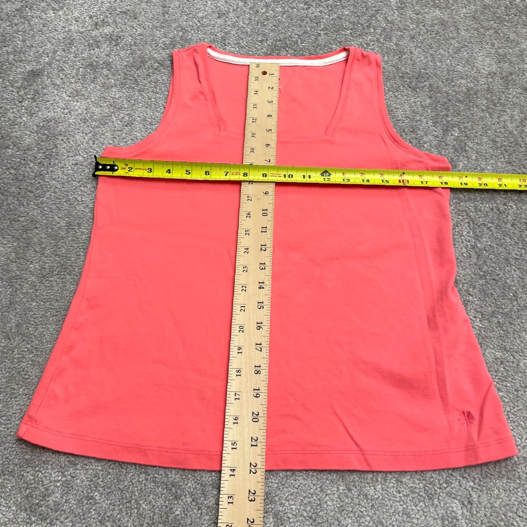 Isaac Mizrahi Isaac Mizrahi Tank Top Womens Medium Orange Square Neck Classic Size M / US 6-8 / IT 42-44 - 7 Thumbnail