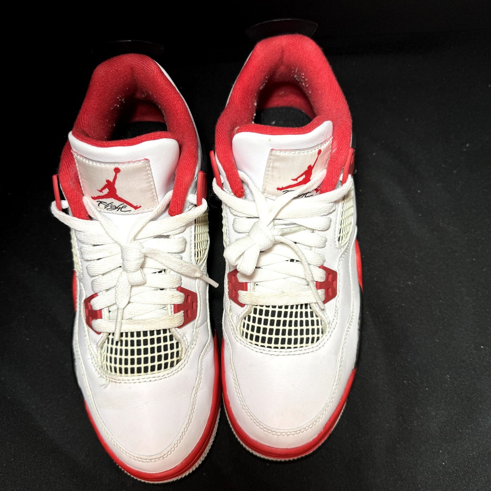 Jordan Brand × Nike Air Jordan 4 Retro OG GS Fire Red 2020 Men's Shoes - Size 7 Size US 7 / EU 40 - 4 Thumbnail