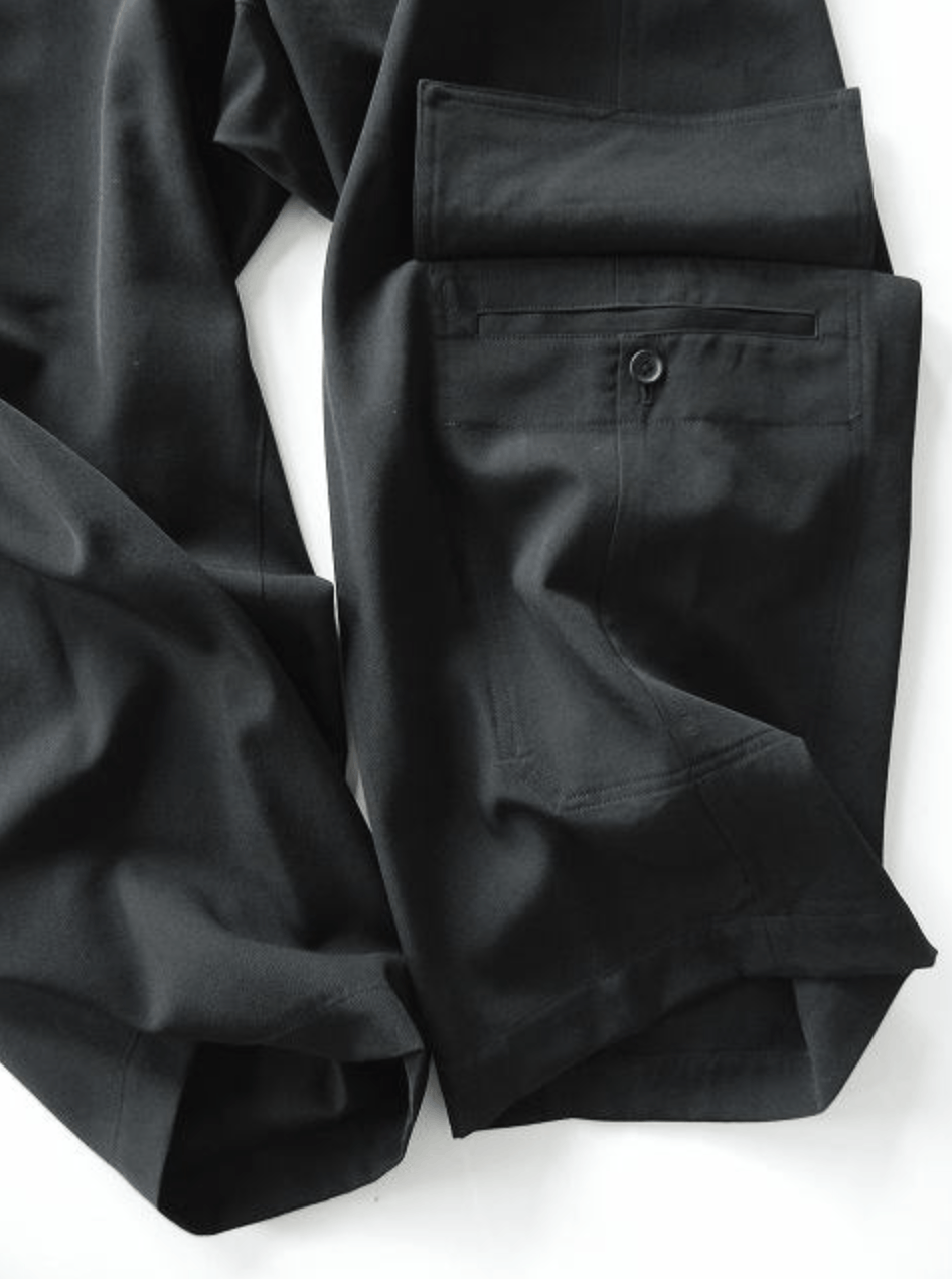 Yohji Yamamoto Yohji Yamamoto Pour Homme - W/GABARDINE FRONT TUCK PANTS Size US 30 / EU 46 - 16 Thumbnail