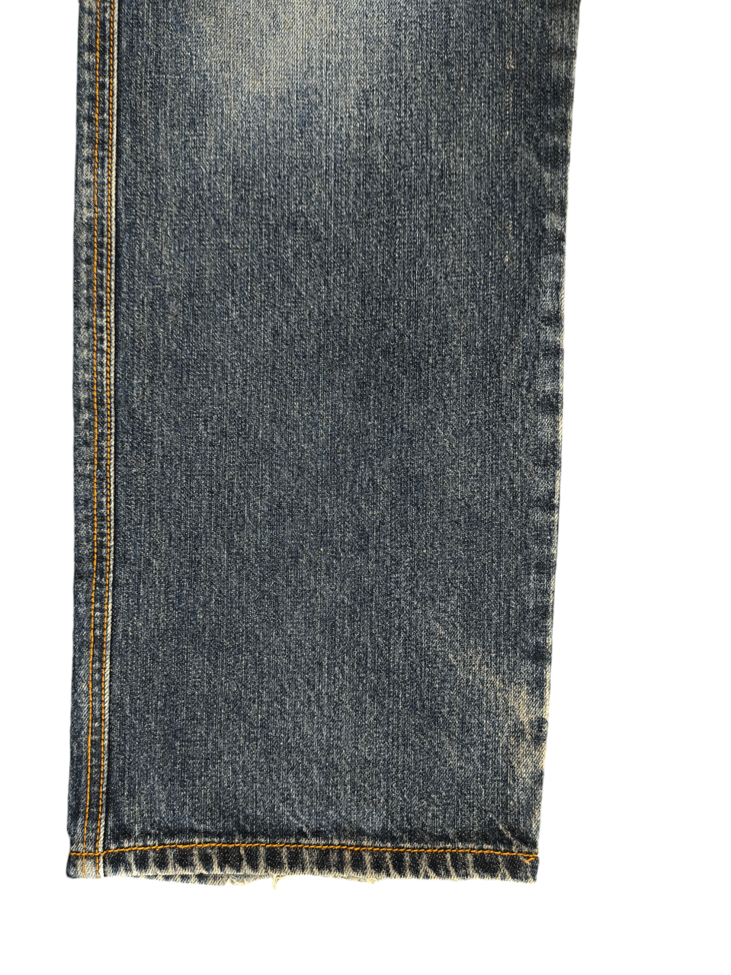 Comme des Garcons × Undercover Amore Puro Double Waist Clawmark Faded Jeans Undercover Ppfm Size US 35 - 9 Thumbnail
