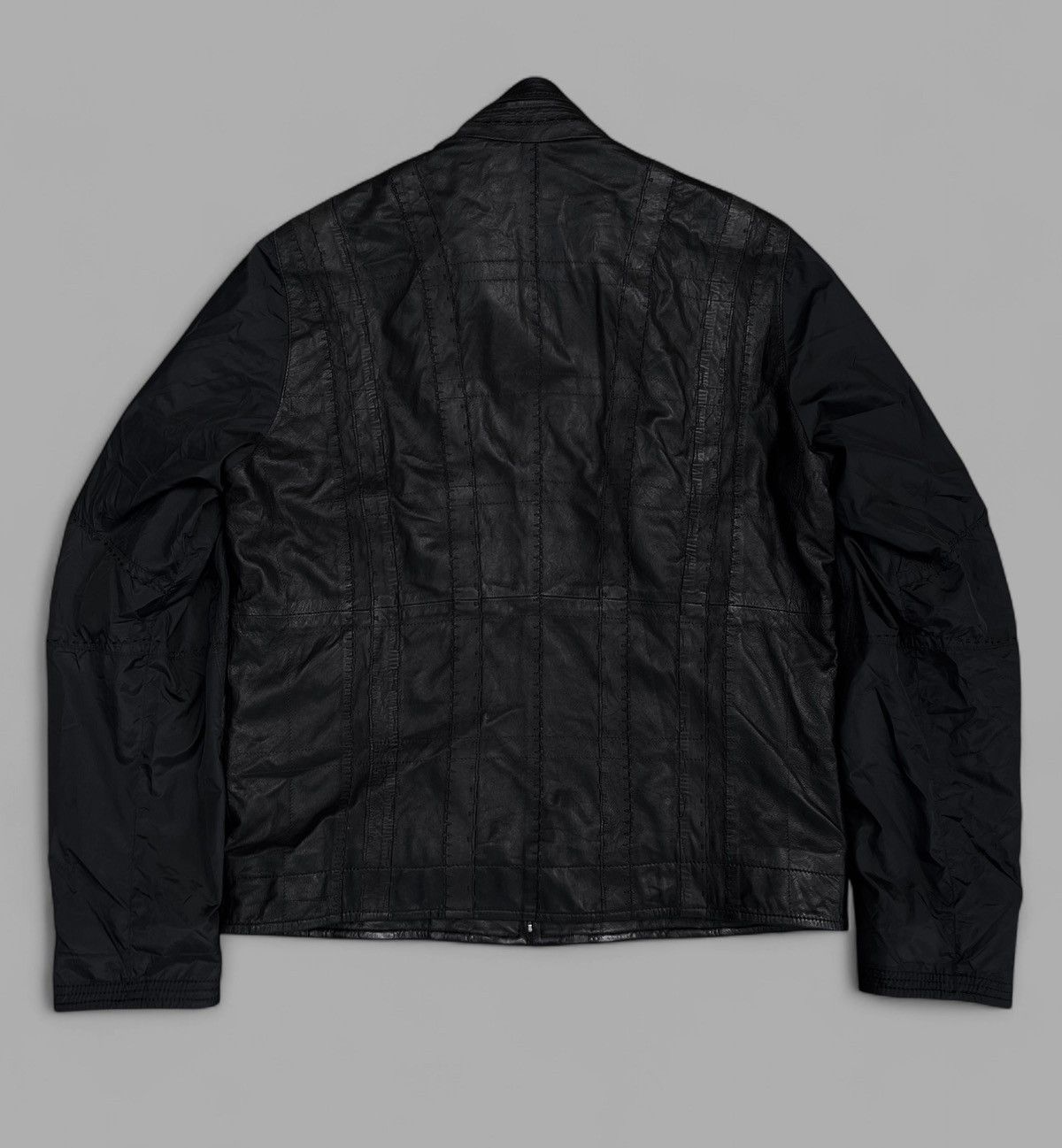 Handmade 🔥Rare KAPRAUN Hand Made Leather Nylon Jacket Y2K Size US L / EU 52-54 / 3 - 2 Thumbnail